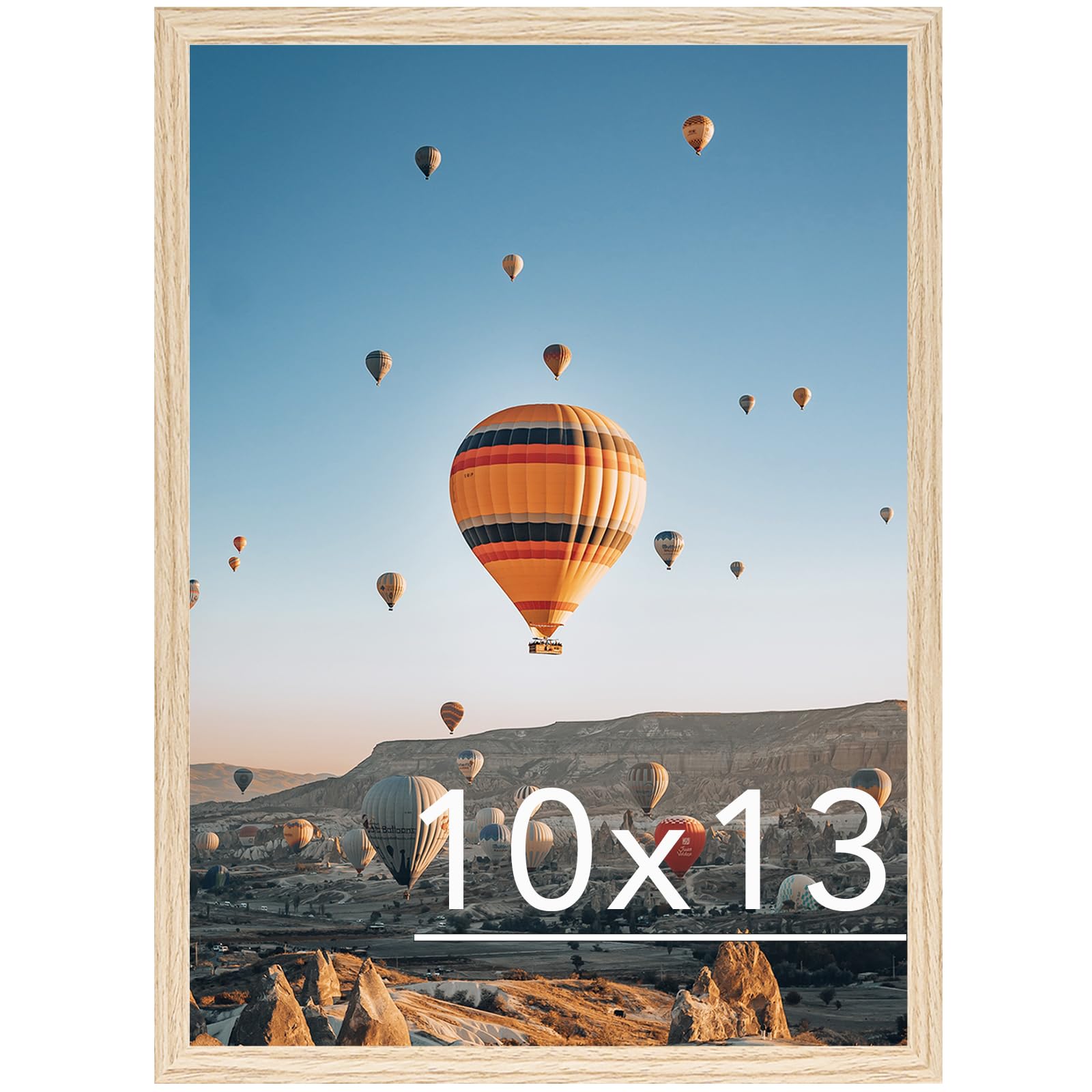 JCJMY 10x13 Picture Frame for Wall Hanging, Wall Mounting Horizontally or Vertically, 10 x 13 Wall Gallery Poster Photo Frame wi