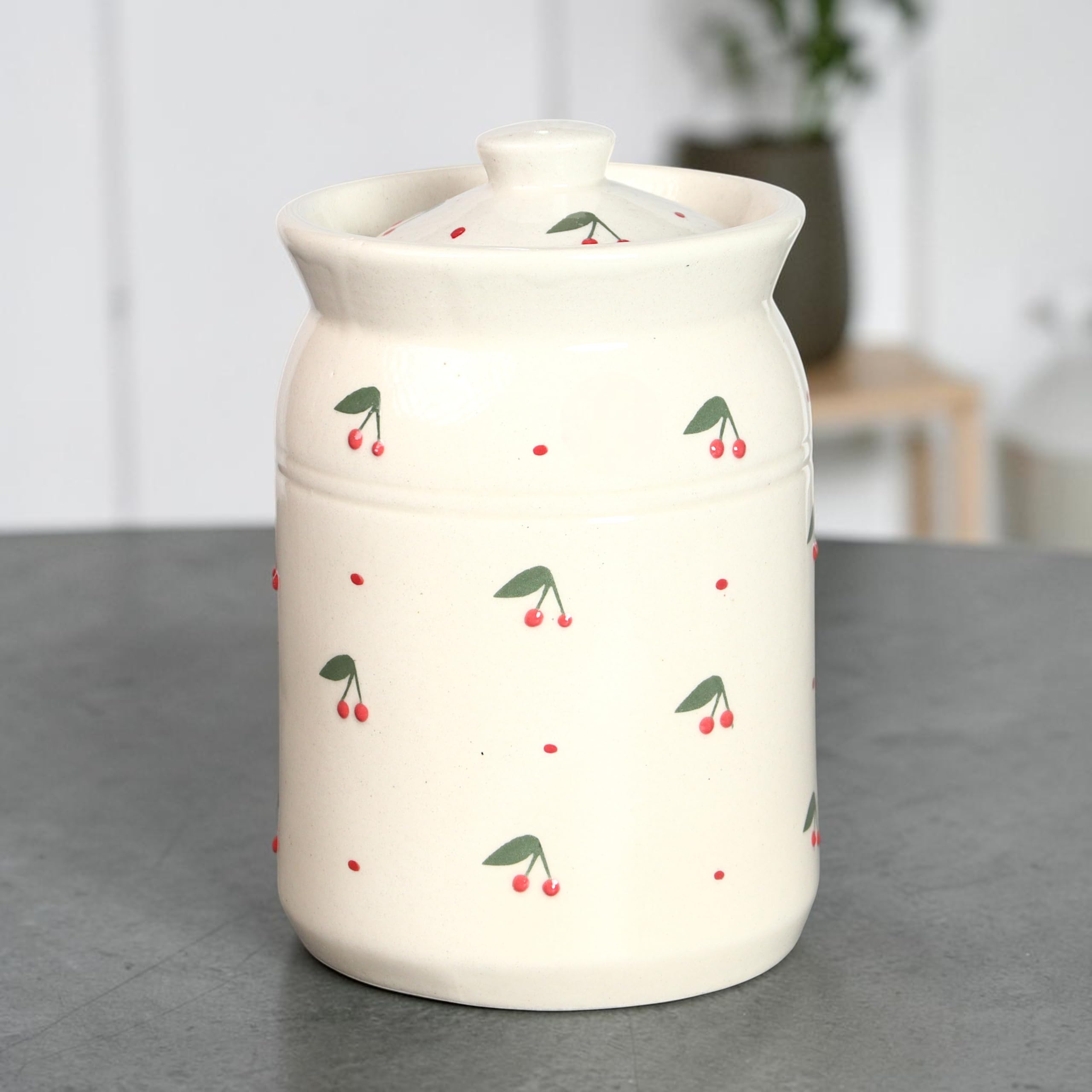 Claystone Ceramic Pickle Jar 2Kg | Litchi Shaped Martban Storage Jar 2000Ml For Pickles, Chutneys & Sauces | Durable Ceramic Kit