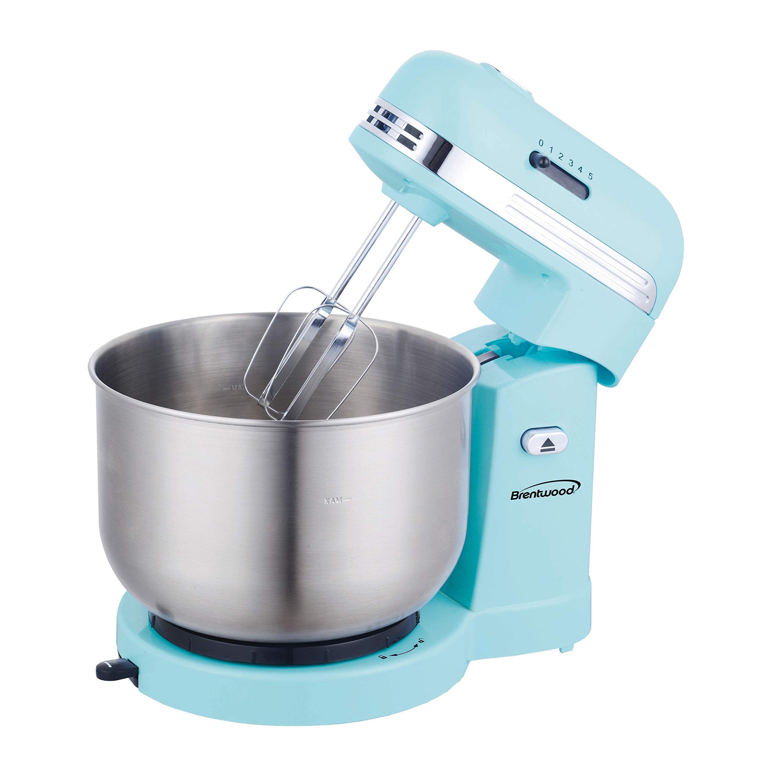 Brentwood Appliances Btwsm1162Bl 5-Speed Stand Mixer With 3-Quart Stainless Steel Mixing Bowl (Blue), One Size
