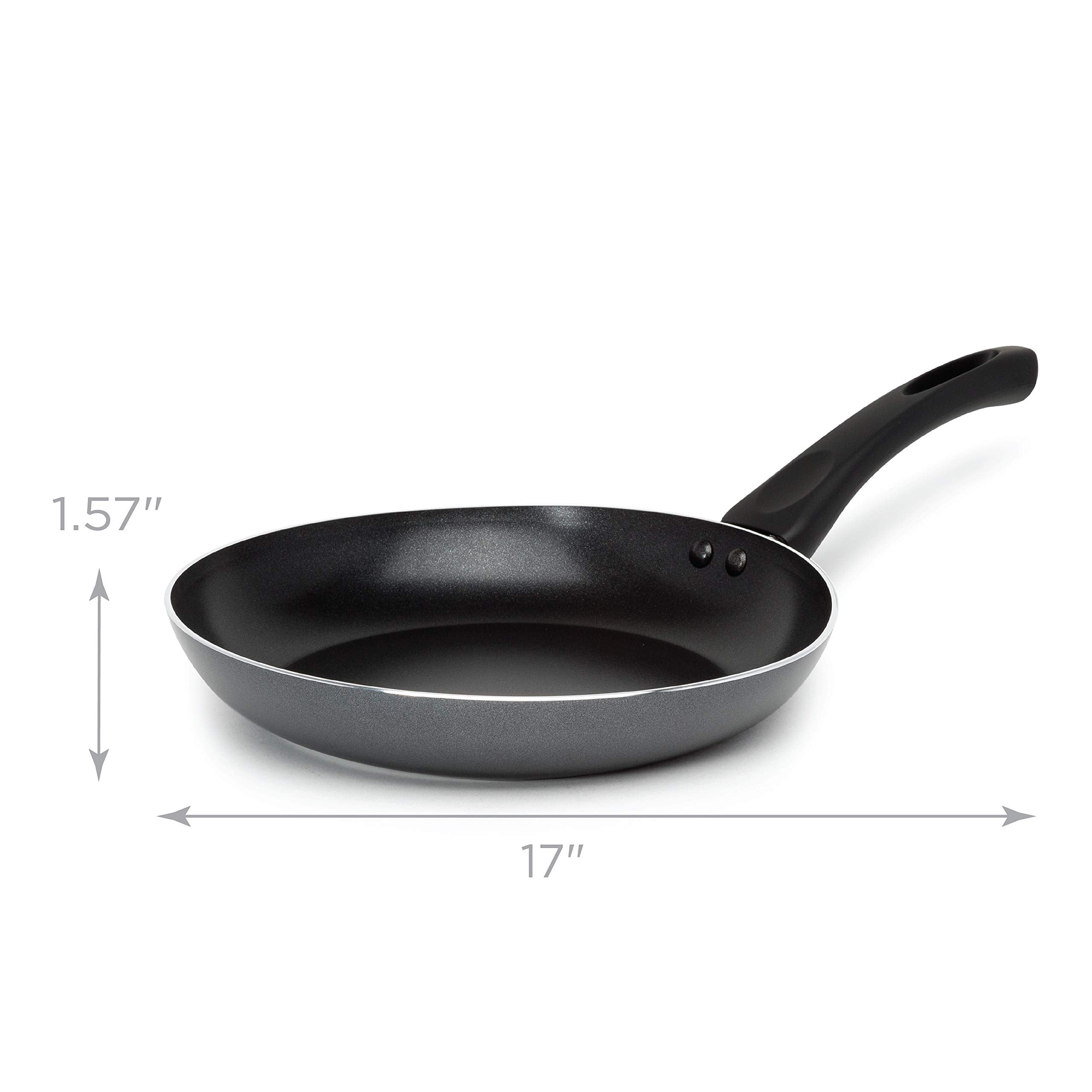 Ecolution Elements Non-Stick Dishwasher Safe, Scratch Resistant, With Easy Food Release Interior And Even Heating Base, 9.5 Inch