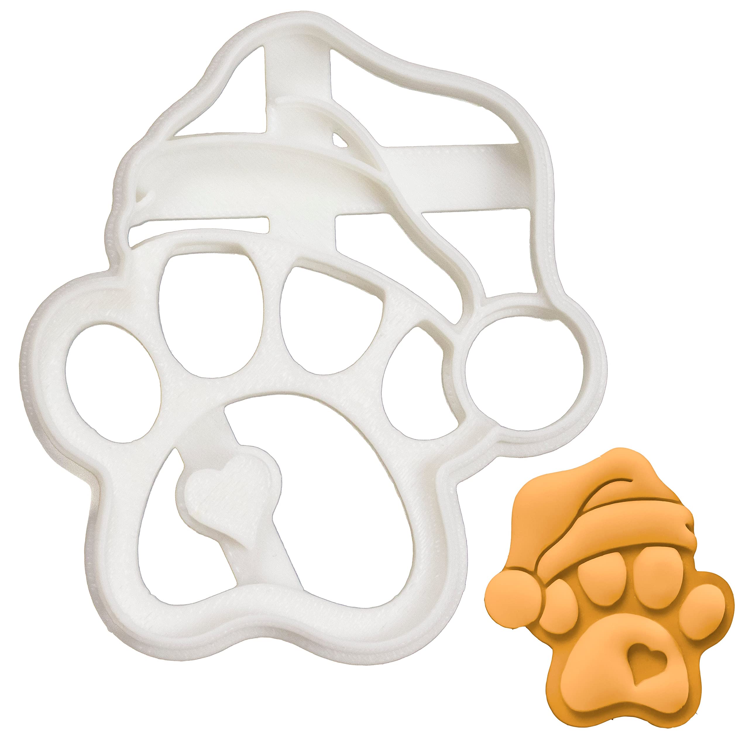 Cute Santa Paw Cookie Cutter, 1 Piece - Bakerlogy