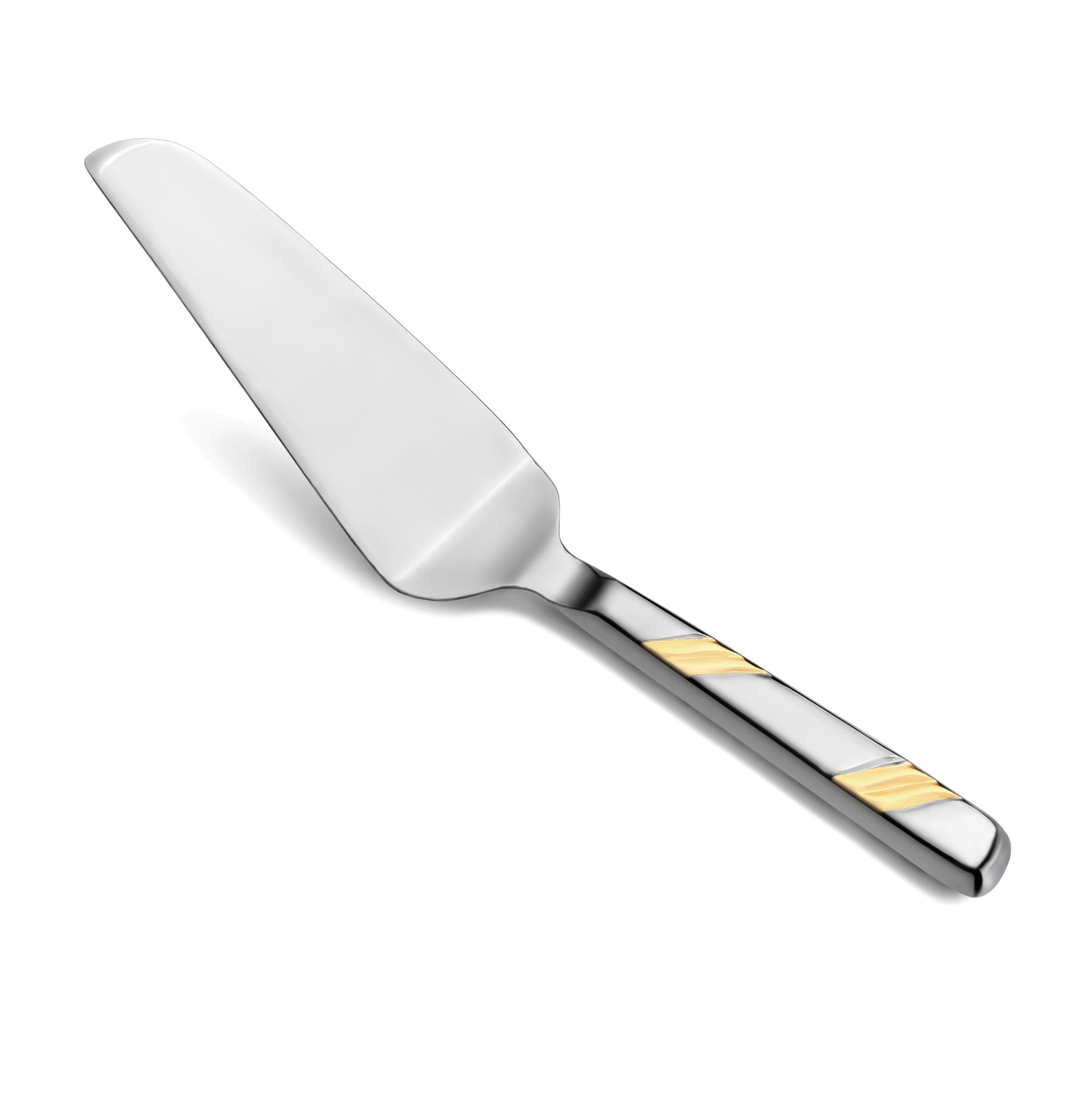 New Star Foodservice 52404 Hollow Handle Cake Server, 10.75'', Gold