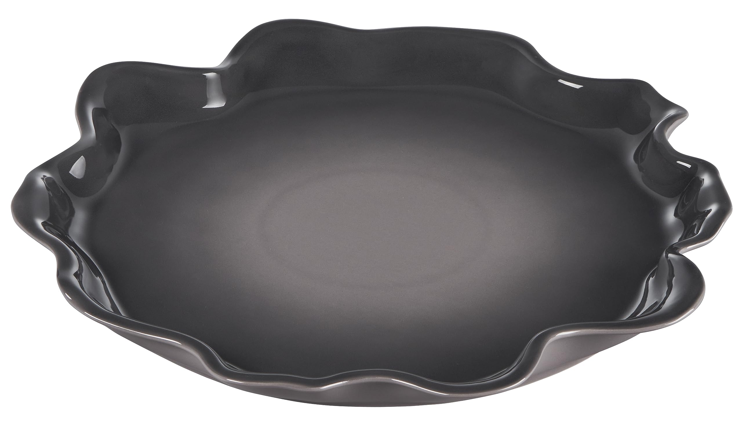 Le Creuset Stoneware Iris Collection Serving Platter, 14, Oyster