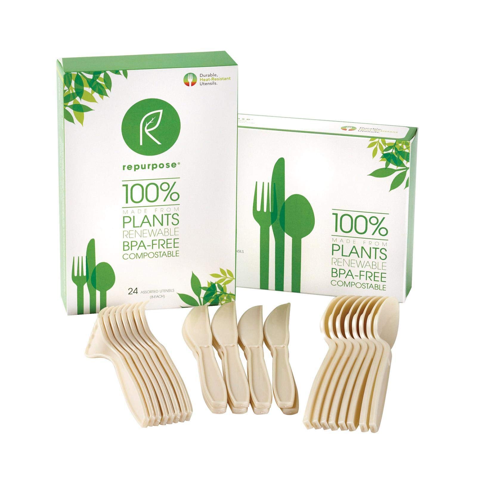 Repurpose Plant Base High Heat Utensils Set - Case Of 20-24 Count