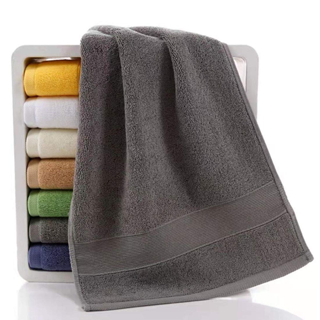 Pupopik 2 Pack Hand Towels For Bathroom (14 X 30 Inch)-100% Cotton Hand Towel, Highly Absorbent And Quick Dry Face Washcloth, Ho