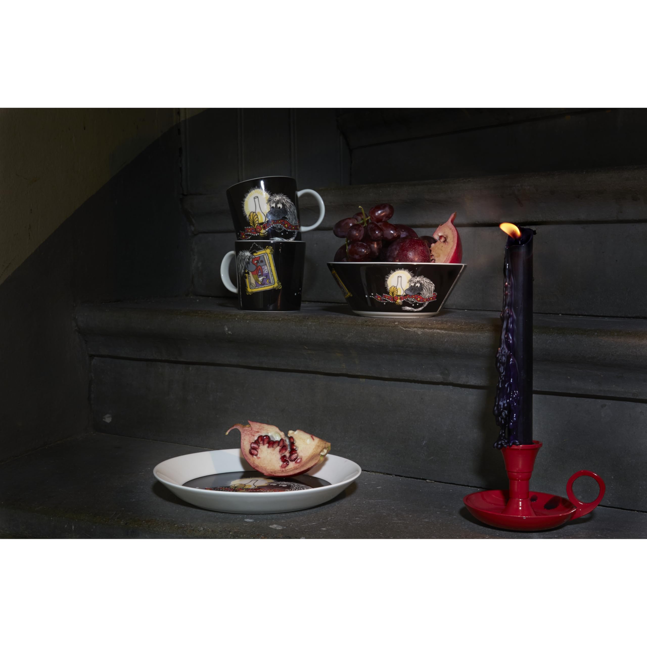 Arabia Moomin Mug 10oz Ancestor Black