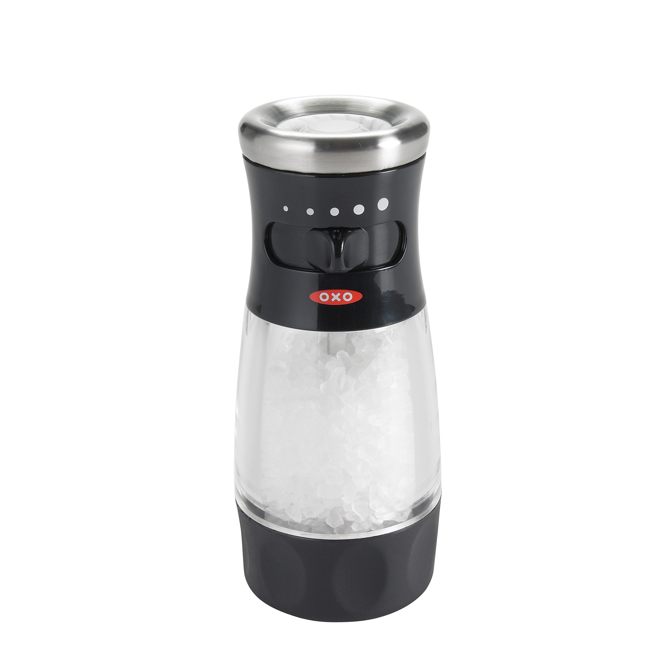 OXO Salt Grinder, Clear, Black, One size