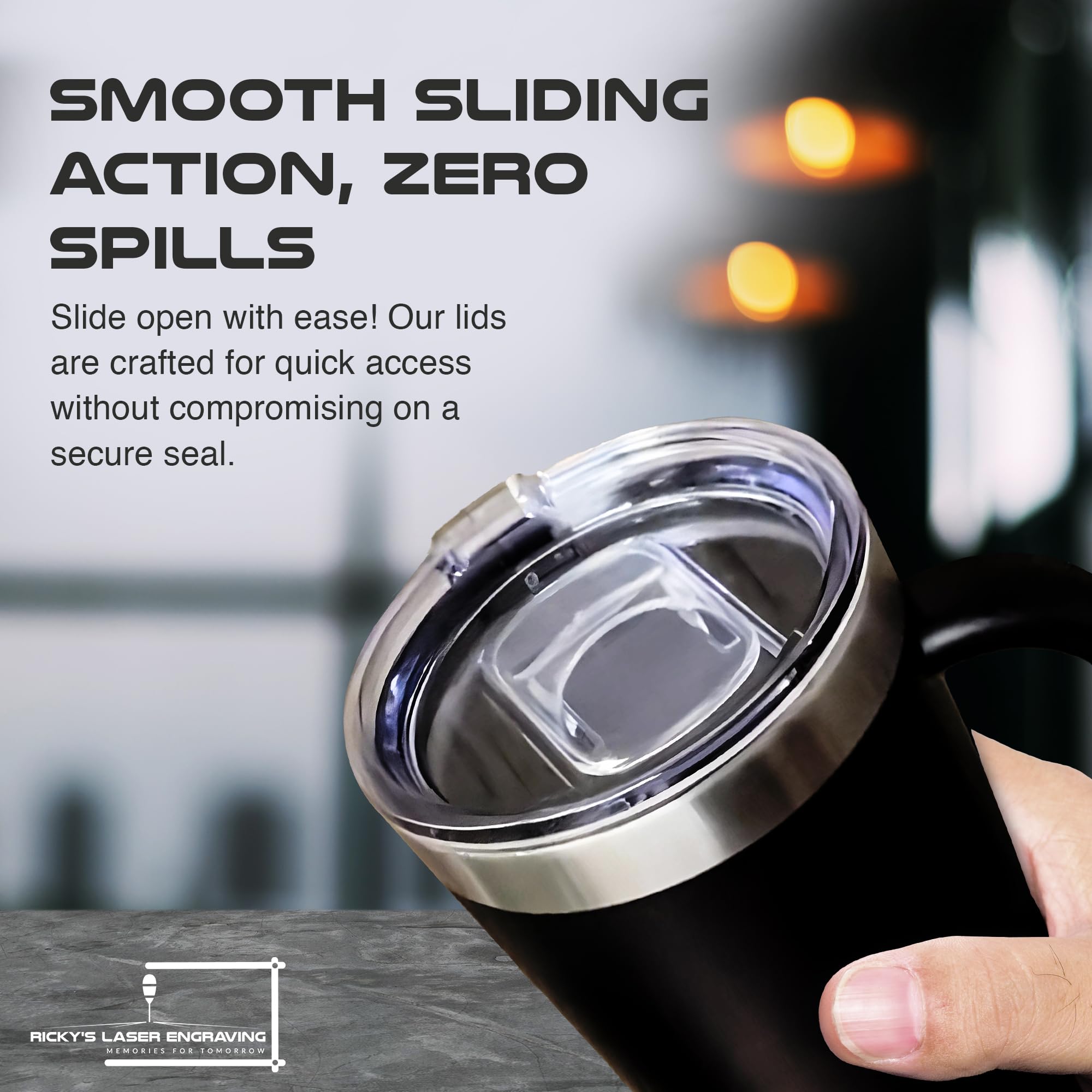 Polar Camel Replacement Lid (30 Oz, Slider Lid (2-Pack))