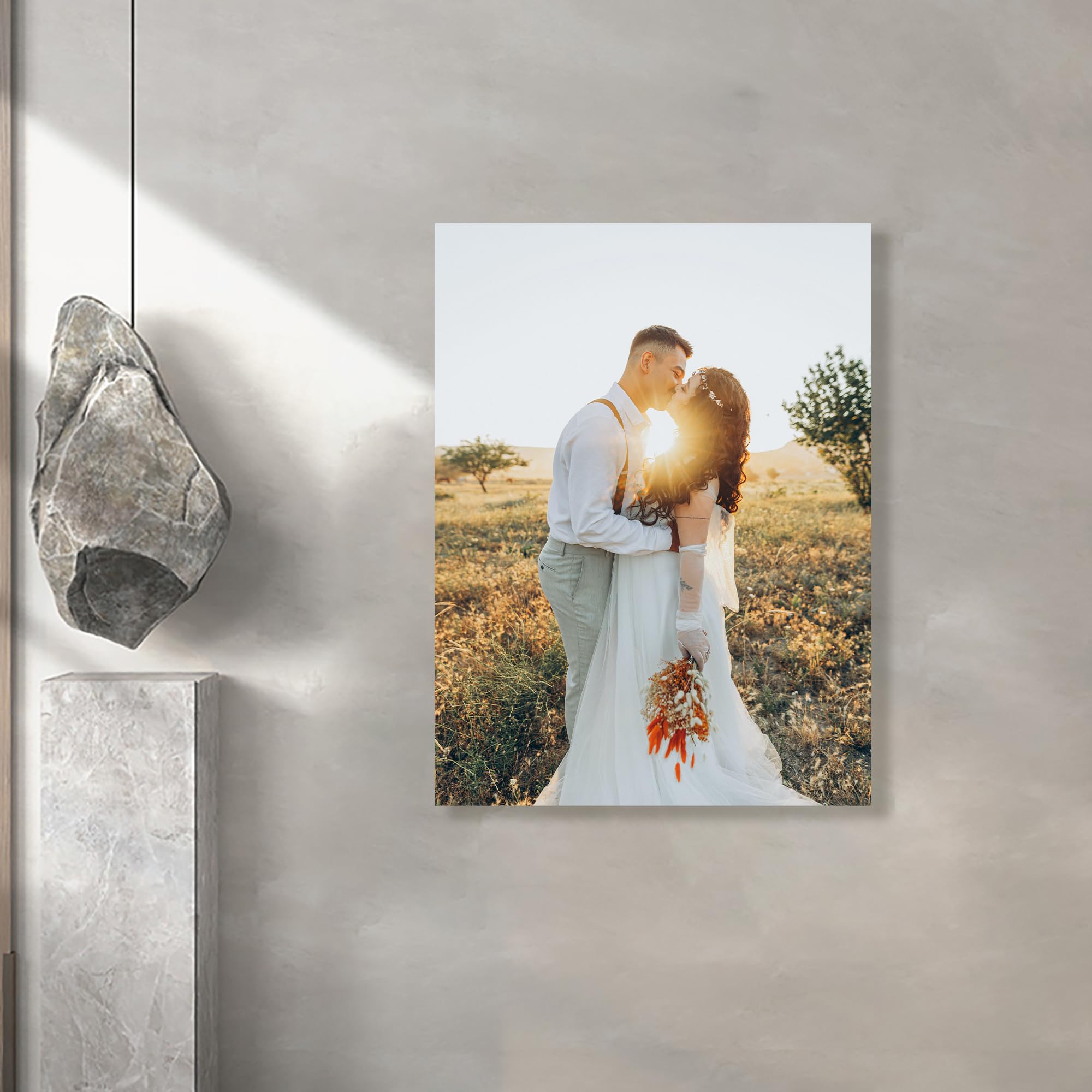 Personalized Custom Canvas Prints (Framed Canvas, 8'' X 10'') - Custom Canvas Print With Your Photo - Perfect For Home Decor, Gi