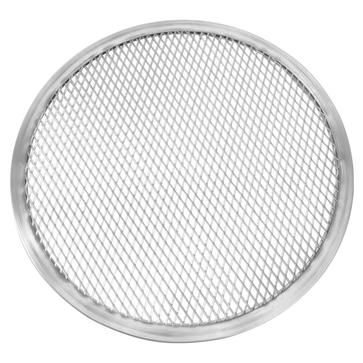 Luxshiny Stainless Steel Pizza Pan 13- Inch Aluminum Pizza Screen Pizza Wire Mesh Tray Pizza Baking Screen Pizza Baking Net For