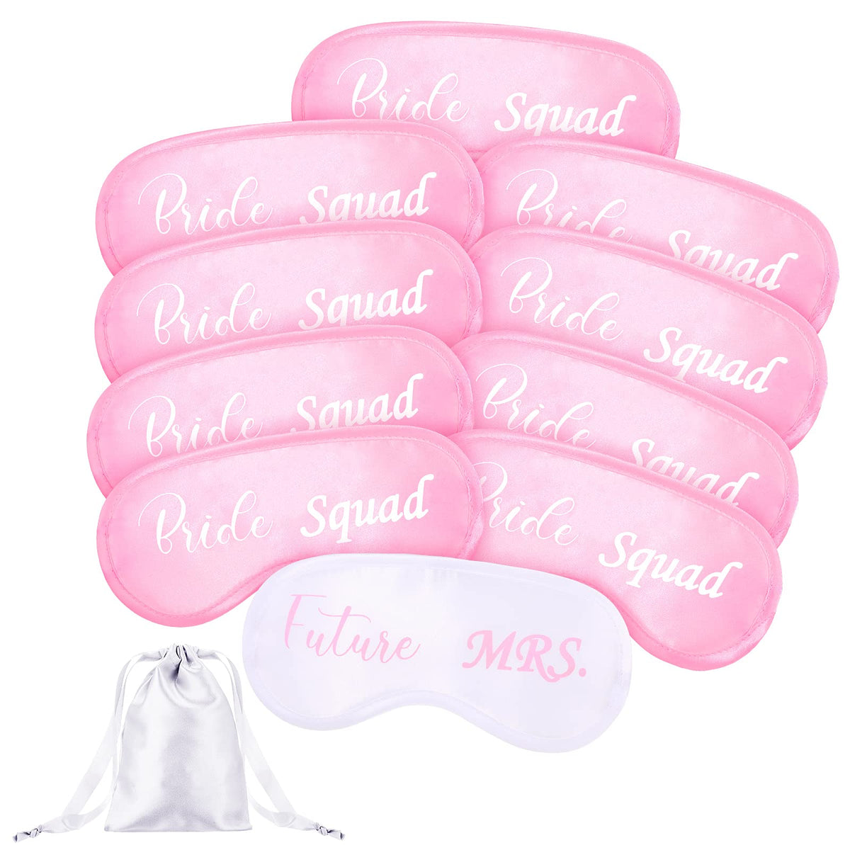 15 Pieces Bride Masks And Bridesmaids Sleep Mask Bridesmaid Proposal Present Bridal Party Favor Bachelorette Party Favors With W