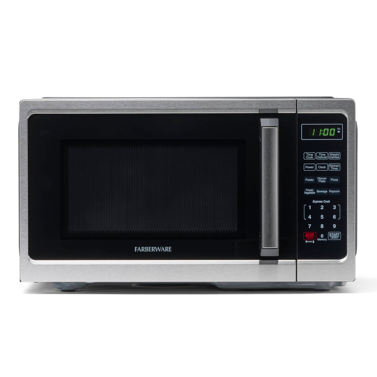 Farberware Countertop Microwave 900 Watts, 0.9 Cu. Ft. - Microwave Oven With Led Lighting And Child Lock - Perfect For Apartment