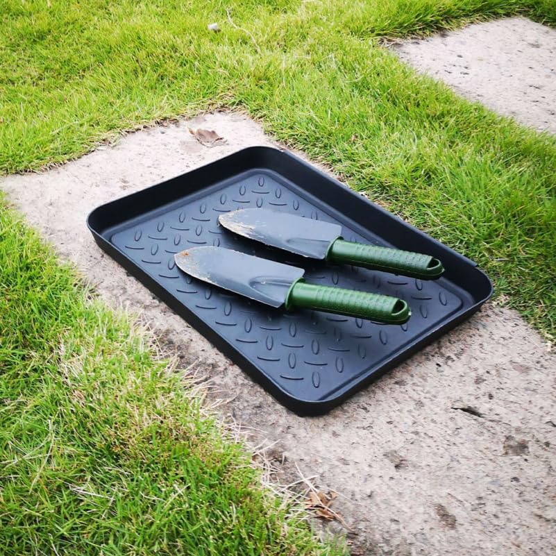 DIYEAH 3pcs Shoes Boot Tray Multi-Function Entryway Mat for Shoes Plants and Pet Bowls Sleek Design Easy to Use for Hallway and