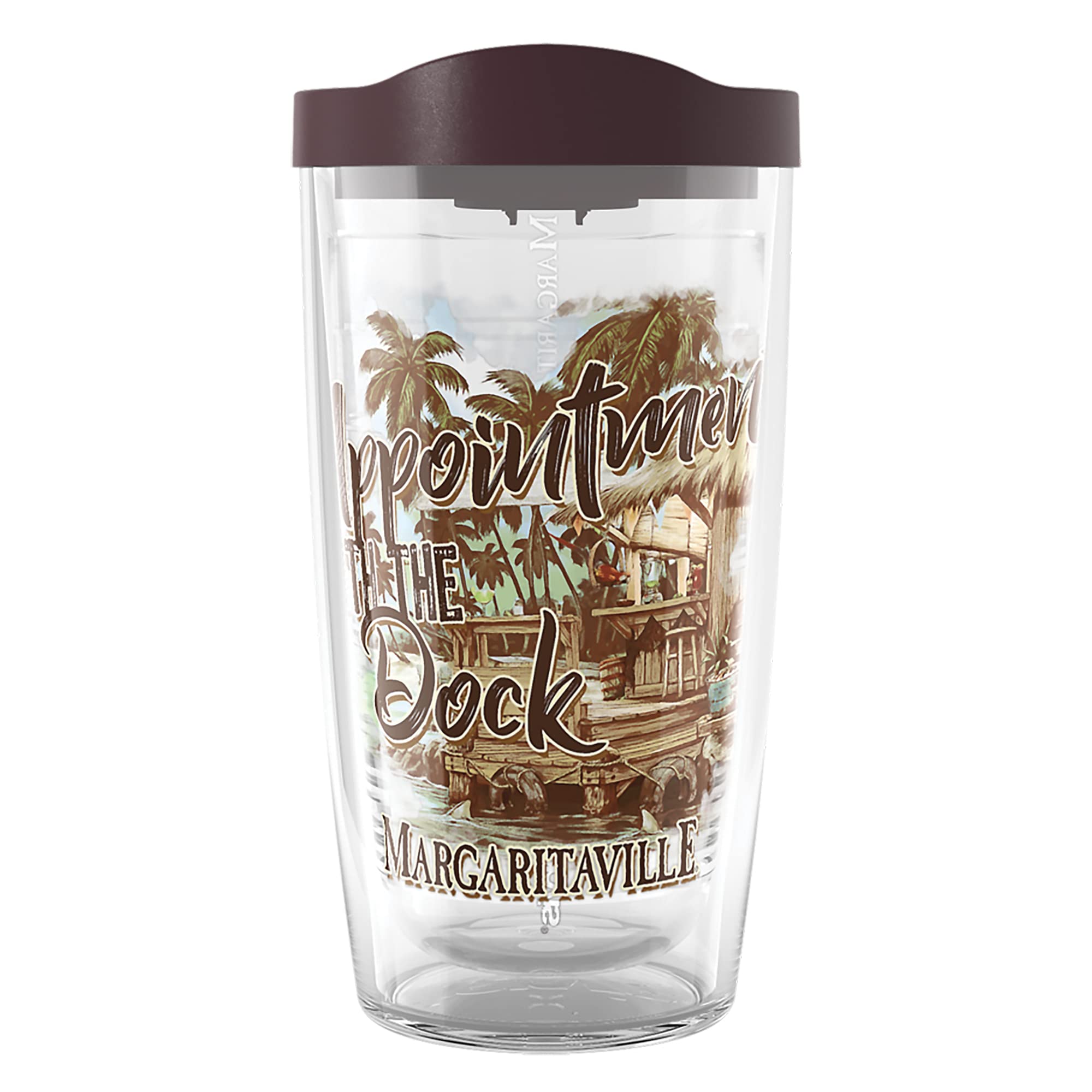 Tervis Margaritaville - Appointment With The Dock Made In Usa Double Walled Insulated Tumbler Travel Cup Keeps Drinks Cold & Hot
