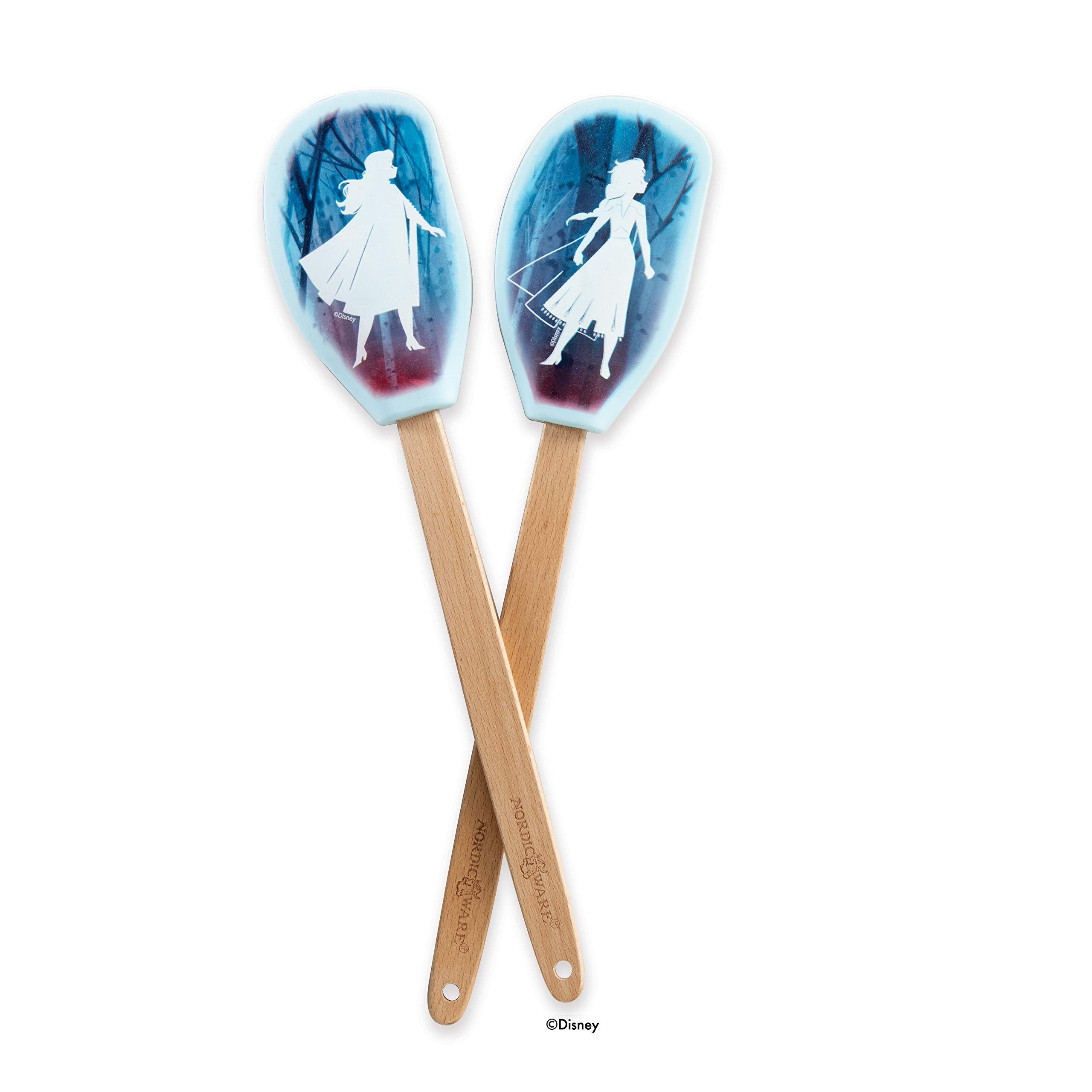 Nordic Ware 01067M Disney Frozen 2 Large Character Spatulas, Set of 2