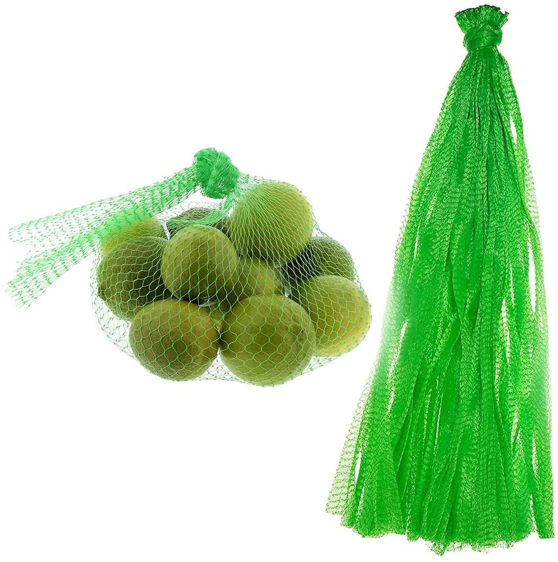 100Pcs Onion Reusable Mesh Bags, Reusable Produce Bag Nylon Mesh, 18 Reusable Nylon Mesh Net Bags For Vegetables Seafood Grocery