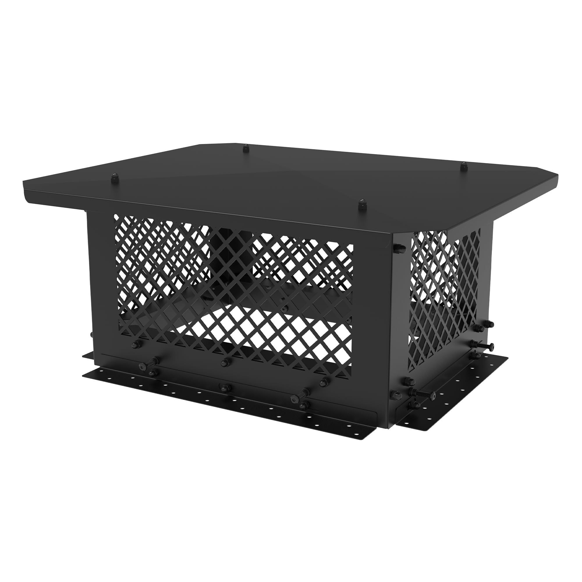 Hahaemall Chimney Cap, 13'' X 17'' Chimney Cover, Chimney Rain Caps, Adjustable Fireplace Chimney Caps For Outside To Fit Existi