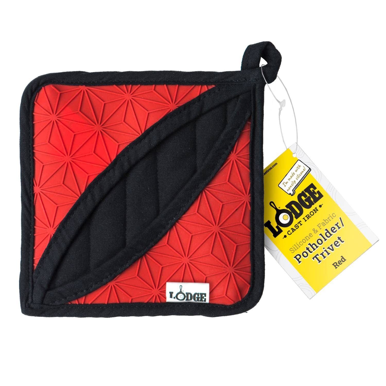Lodge Manufacturing Company trivet/potholder, 1 Count, Red/Black