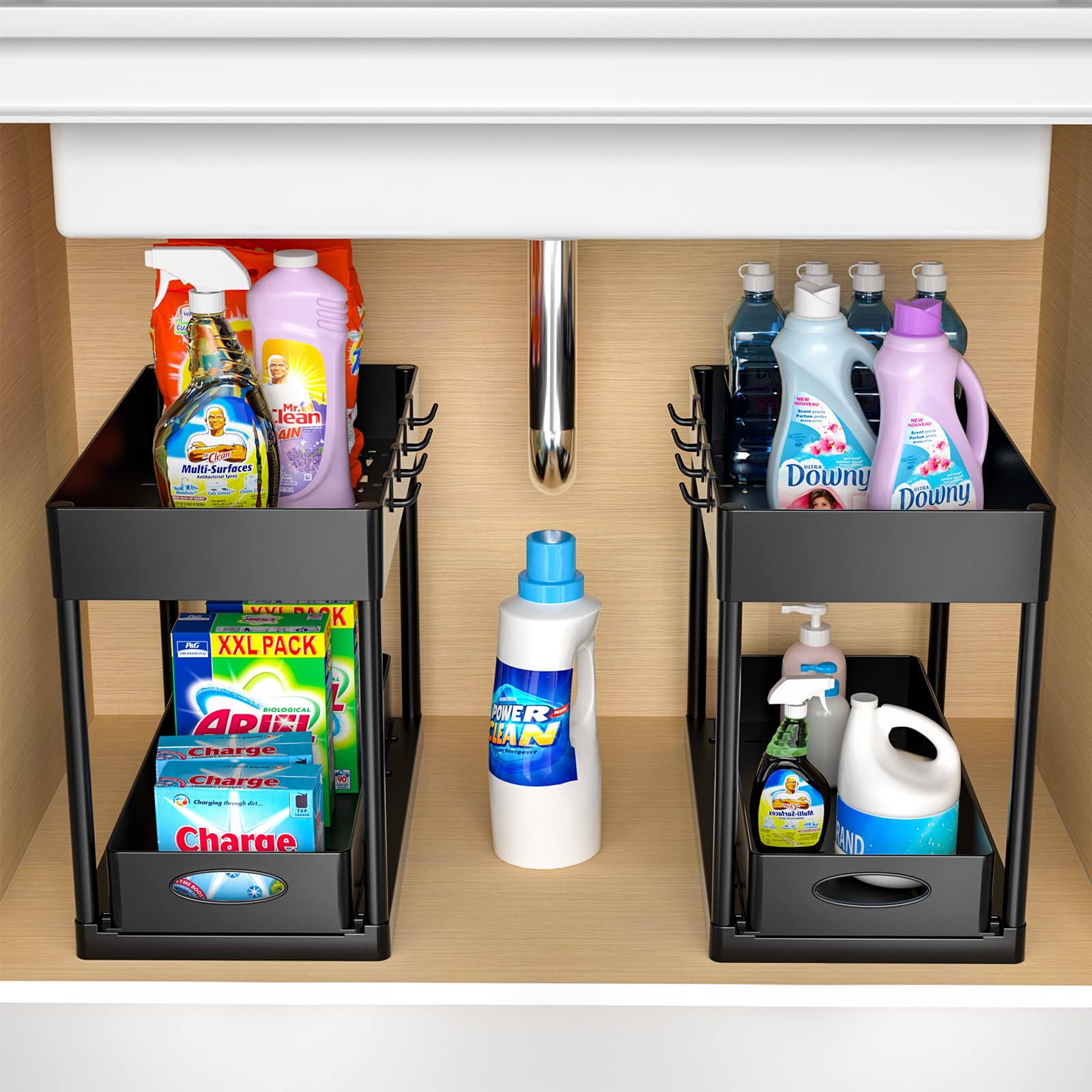 Puiluo Undersink Organizers (Matt Black)