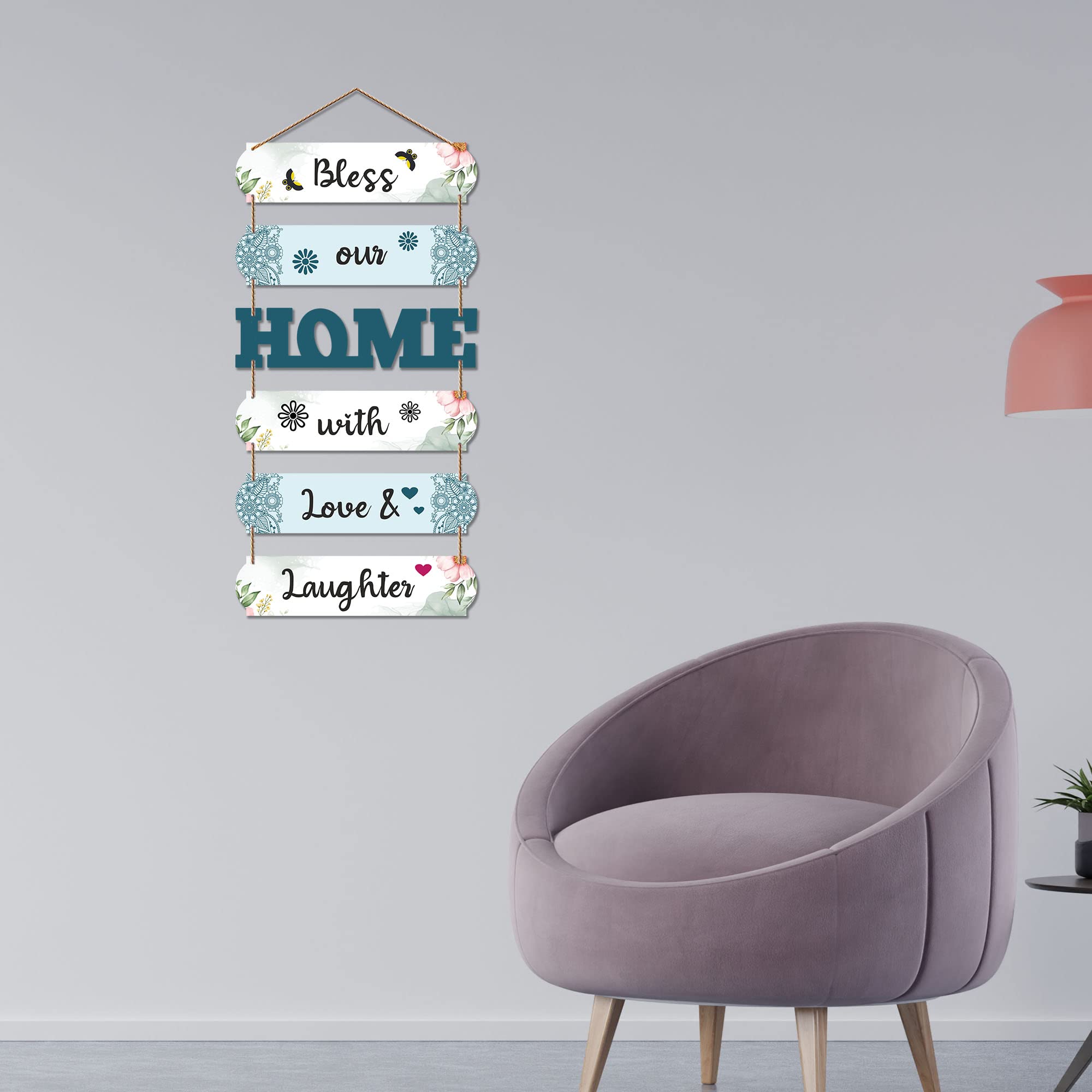 Artvibes Home Quote Decorative Wall Art Wooden Wall Hanger for Living Room | Bedroom | Gifts | Wall Hangings for Home Decoration