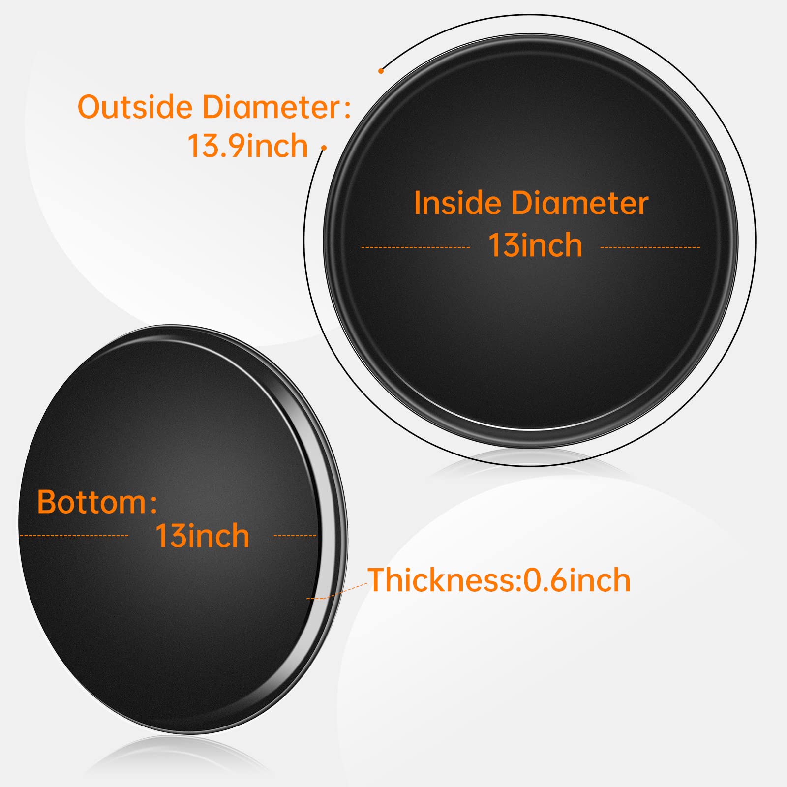 Oddier 14Inch Nonstick Pizza Pan