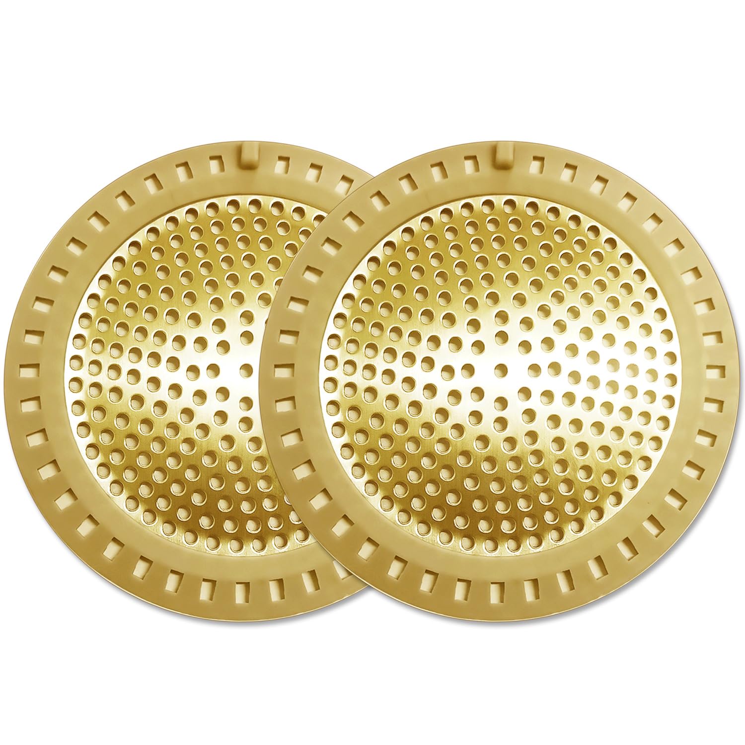 Seatery 2Pcs Hair Catcher Shower Drain/Strainer/Cover/Filter/Trap, Bathtub Drain Cover Hair Catcher, Hair Stopper For Bathroom S