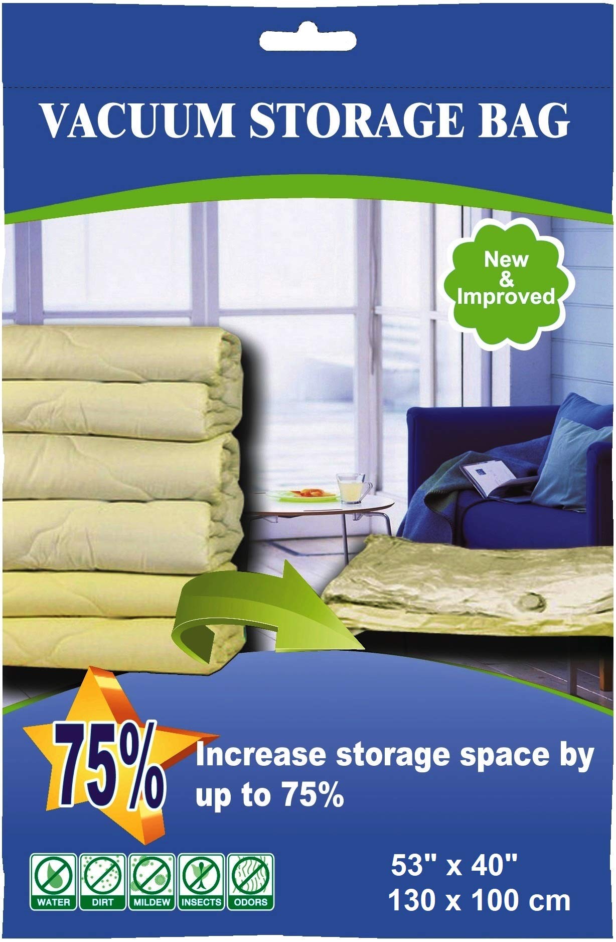 24 Pack The Largest Vacuum Seal Storage Bag Space Saver Jumbo Size Wholesale Deal