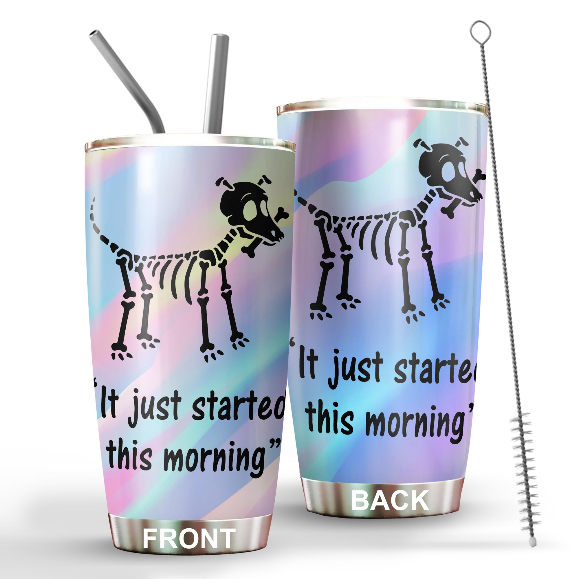 Medroc Veterinary Technician Gifts Tumbler - Stainless Steel 20Oz Straw Lid, Funny Veterinarian Gift For Women Men, Vet Tech Wee