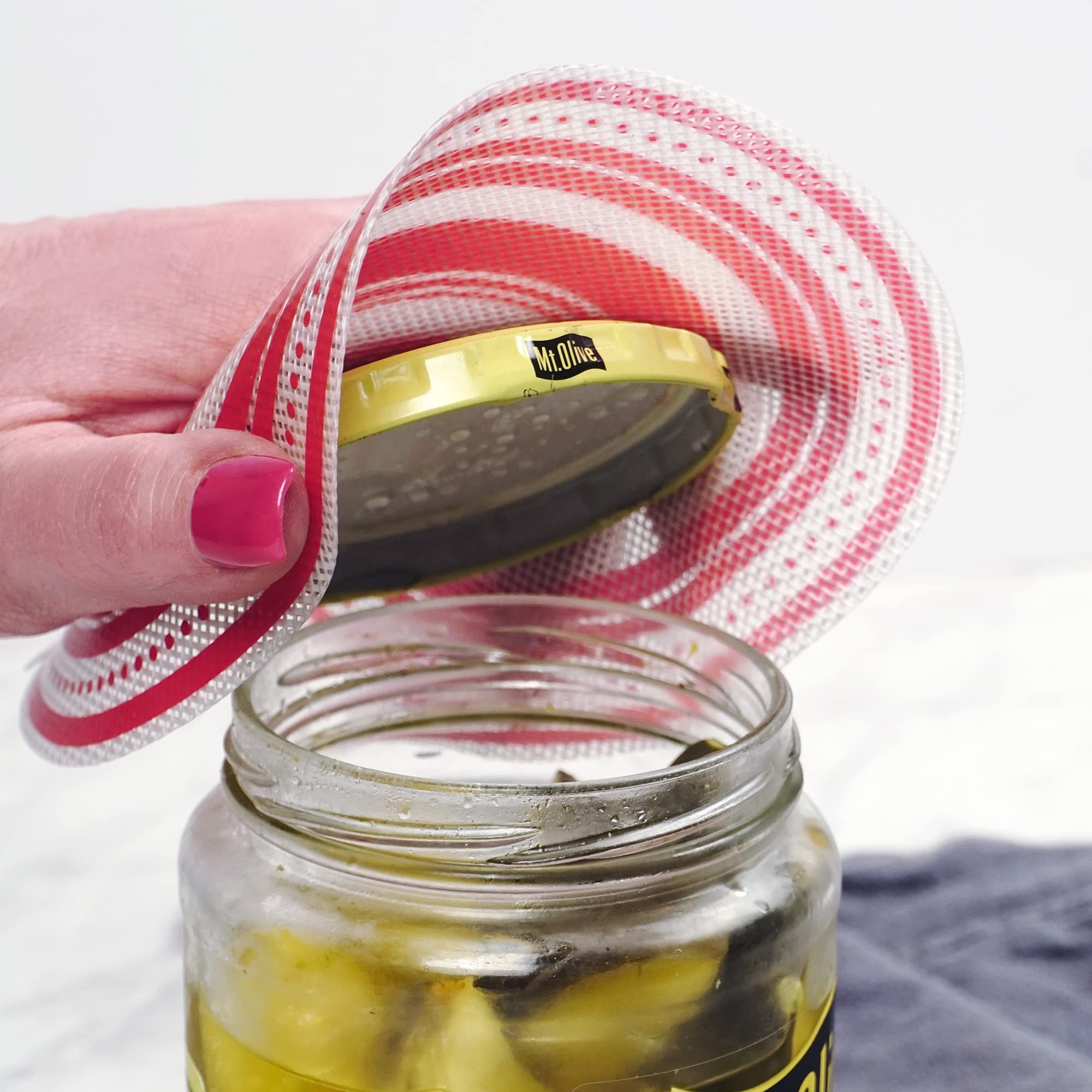 SILICONE JAR OPENER - RED