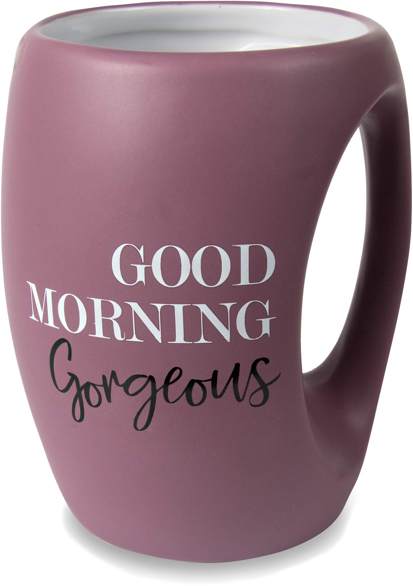 Pavilion Gift Company Good Morning Gorgeous 16 Oz Mug, 1 Count (Pack Of 1), Purple