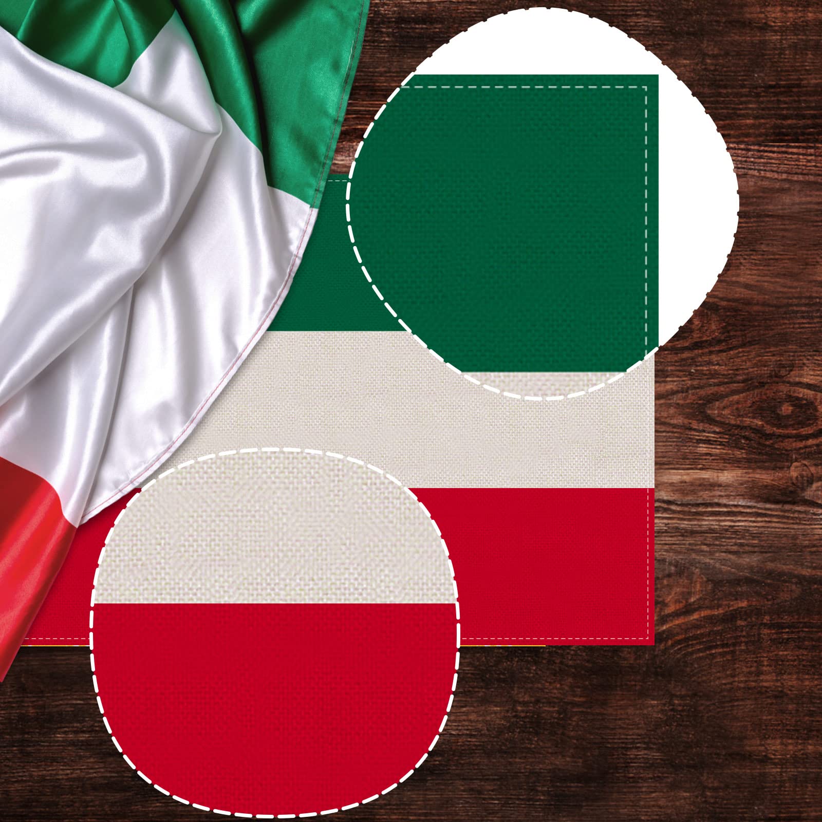 Nepnuser Italy Table Runner for Italian Themed Party Decoration Home Kitchen Dining Room Dinner Linen Table Decor (13'' x 72'')