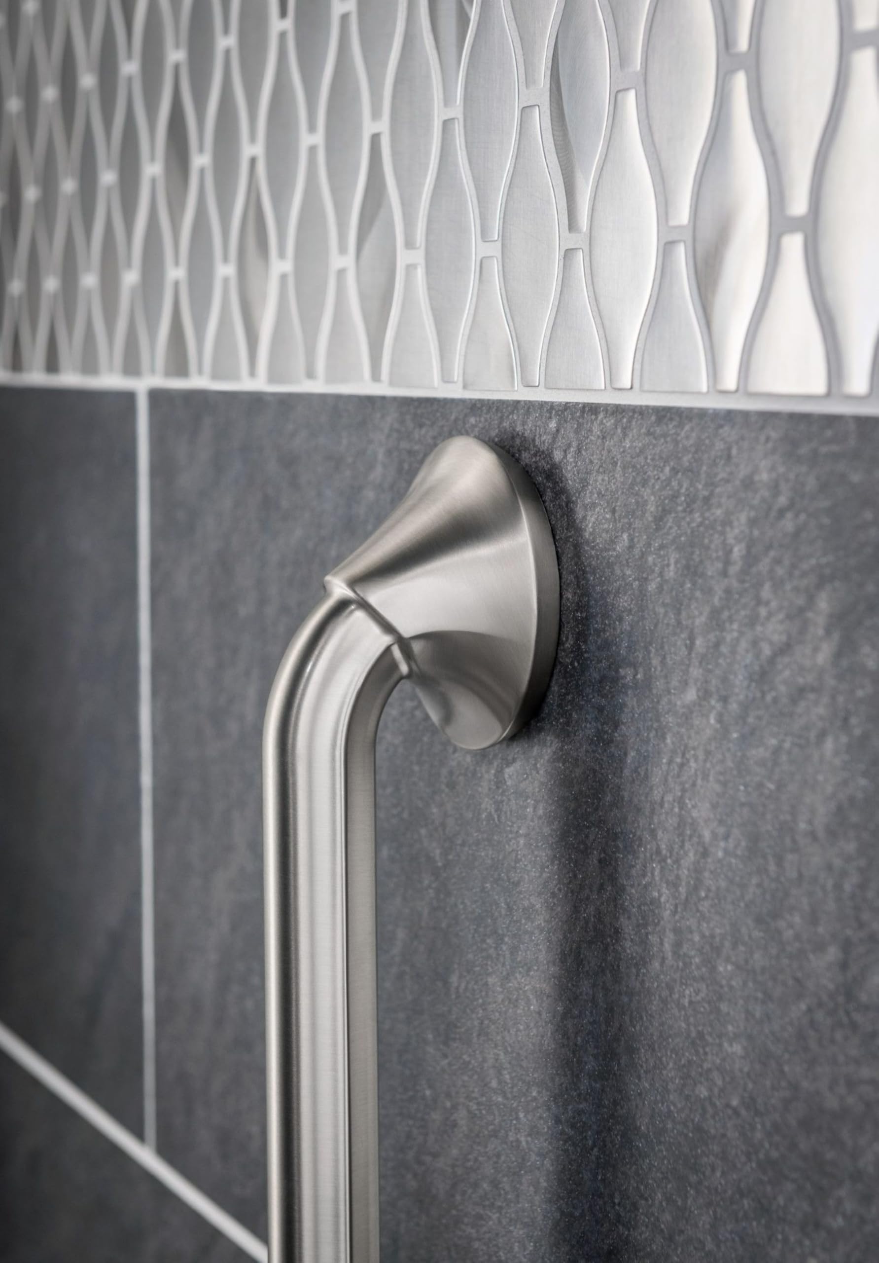 Moen YB2824BN Eva Collection 24-Inch Bathroom Single Towel Bar  Brushed Nickel