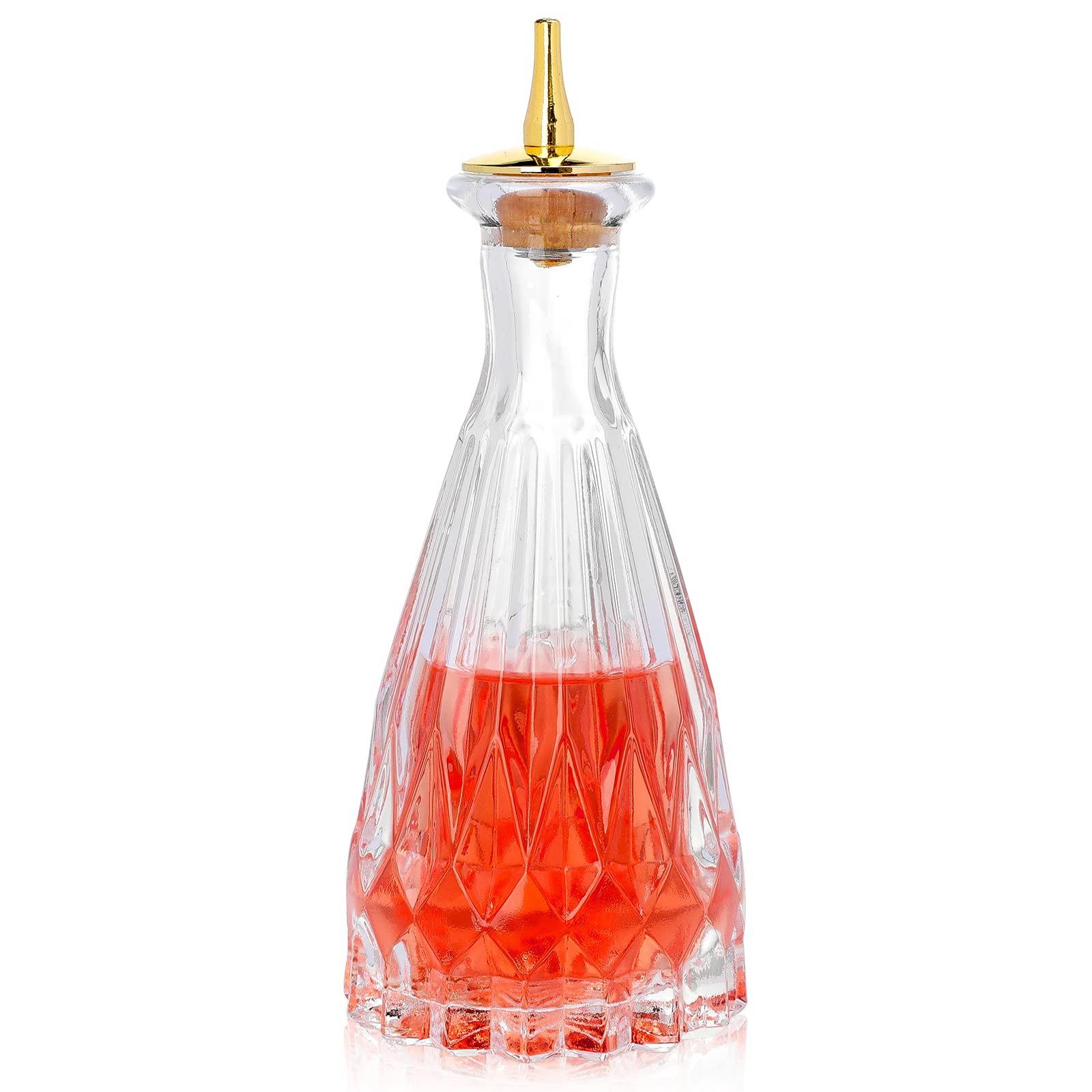 Suprobarware Bitter Bottle - Glass Bitter Bottle With Dash Top, 5Oz/150Ml, Great For Bartender, Home Bar - Kjp15 (5Oz/150Ml) (Ta