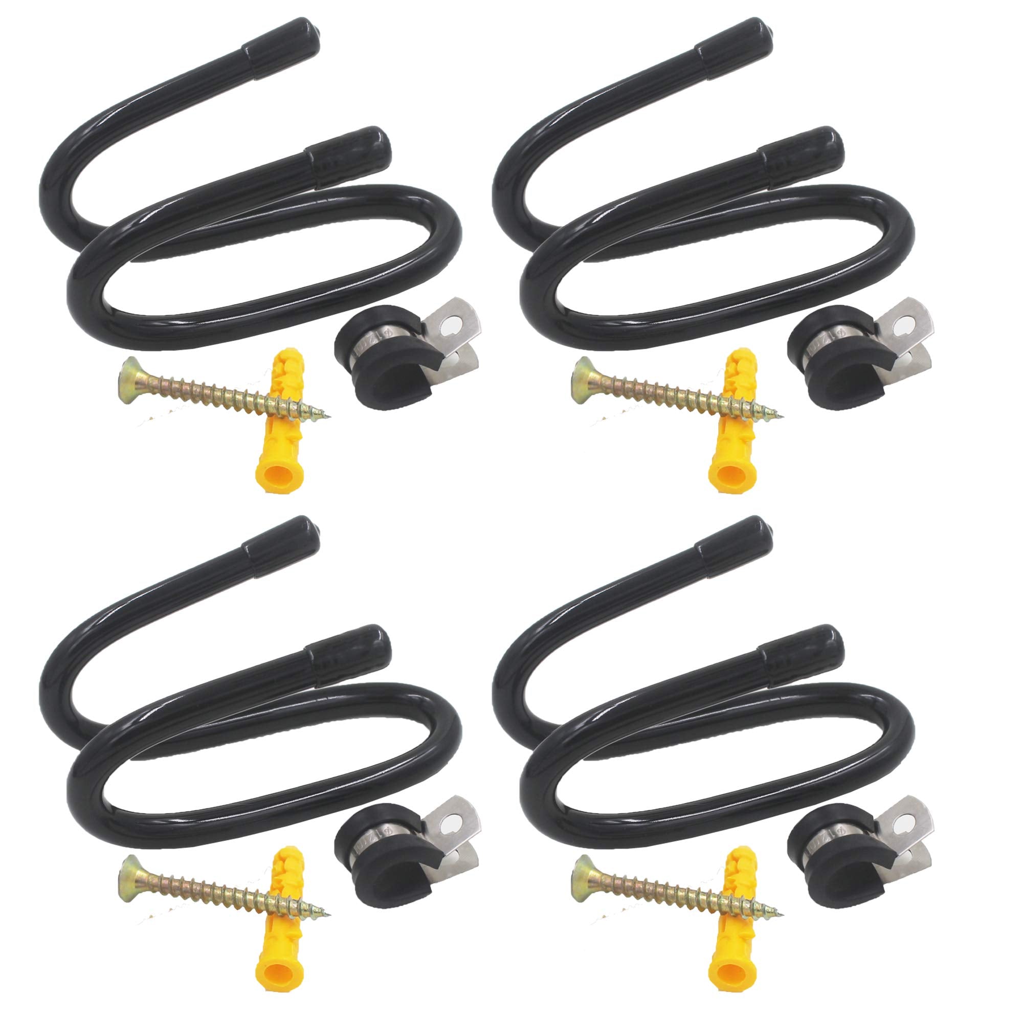 Yyst Hard Hat Rack Hard Hat Holder Storage Hanger - No Hard Hat -4/Pk-Screws Included