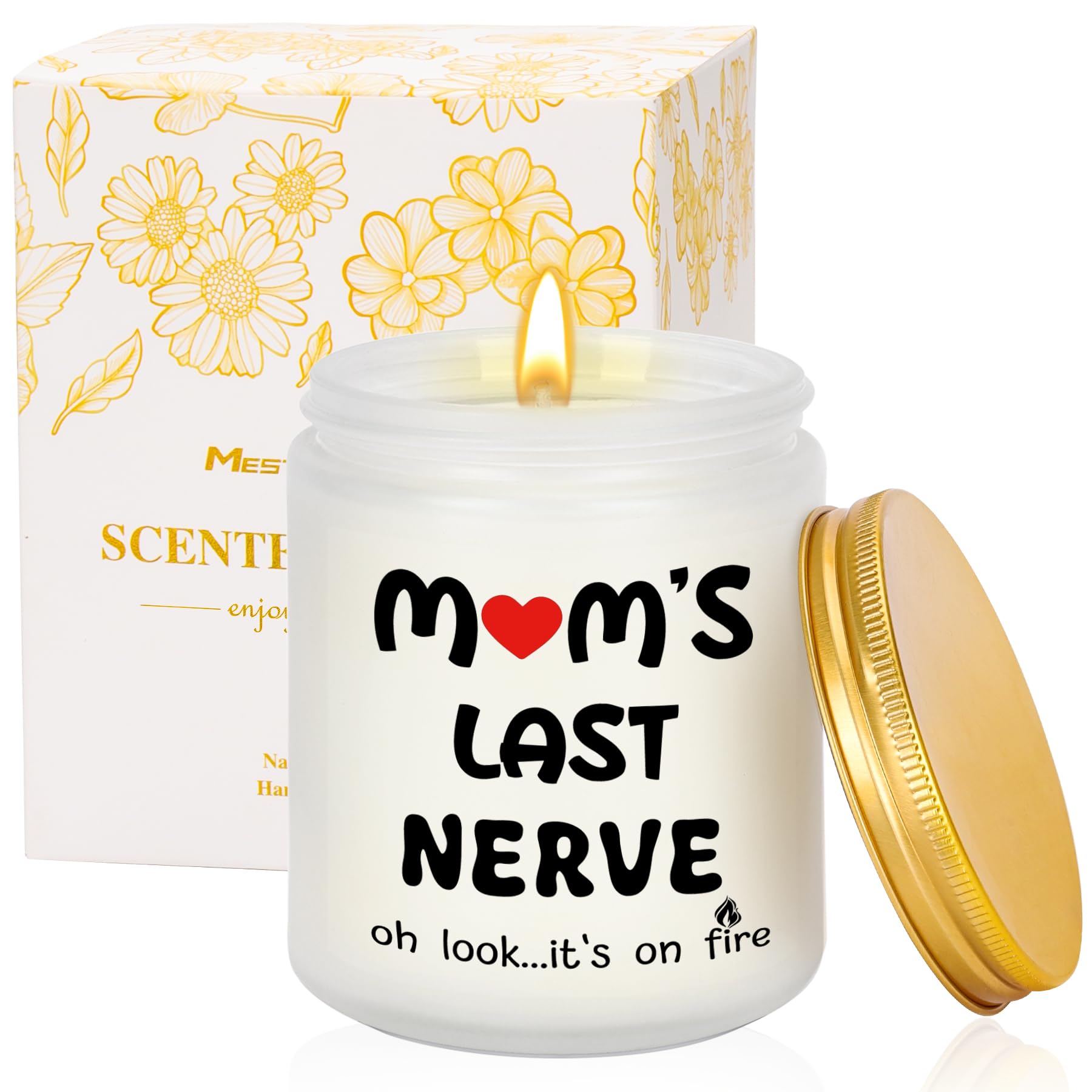 Gifts for Mom from Daughter Son, Funny Candle for Mom, Unique Mom Gift Ideas on Christmas Thanksgiving Birthday Mothers Day (Lav