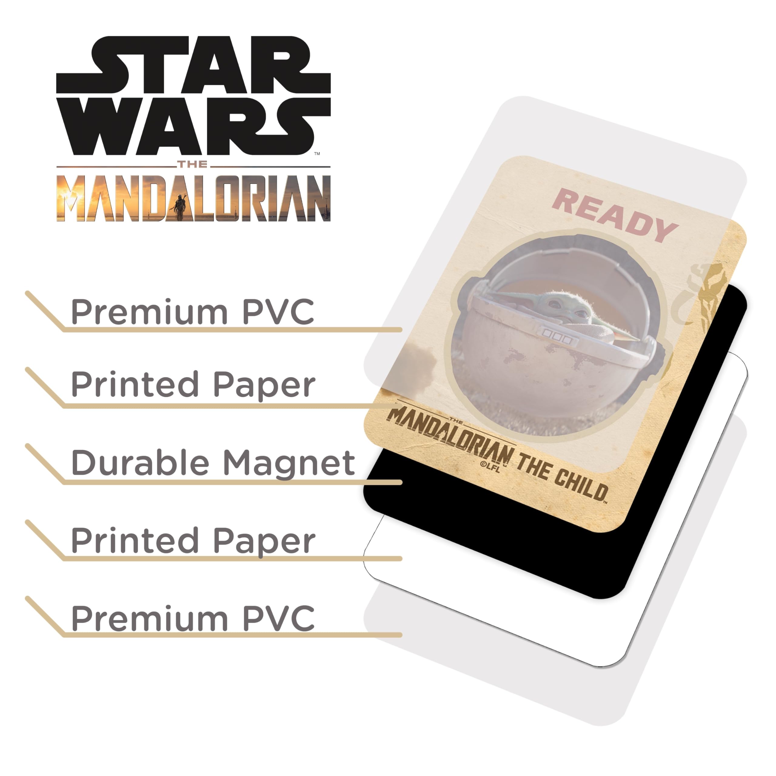 Star Wars The Mandalorian Grogu Double Sided Dishwasher Magnet