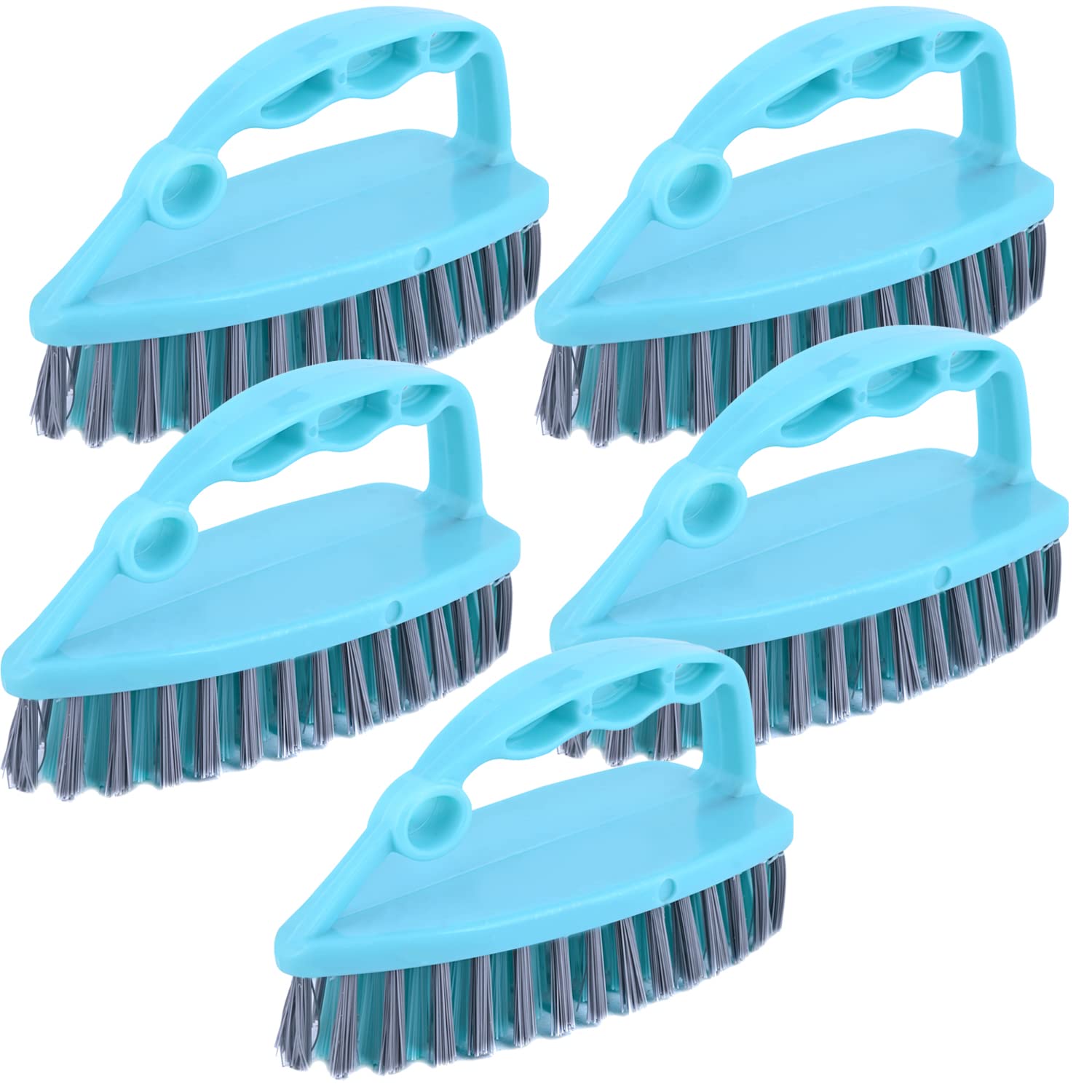 Zureni Cloth Brush Home Washing Cleaning Comfort Grip Soft Bristles Heavy Duty Deep Scrub For Fabric, Textile, Bathroom, Kitchen