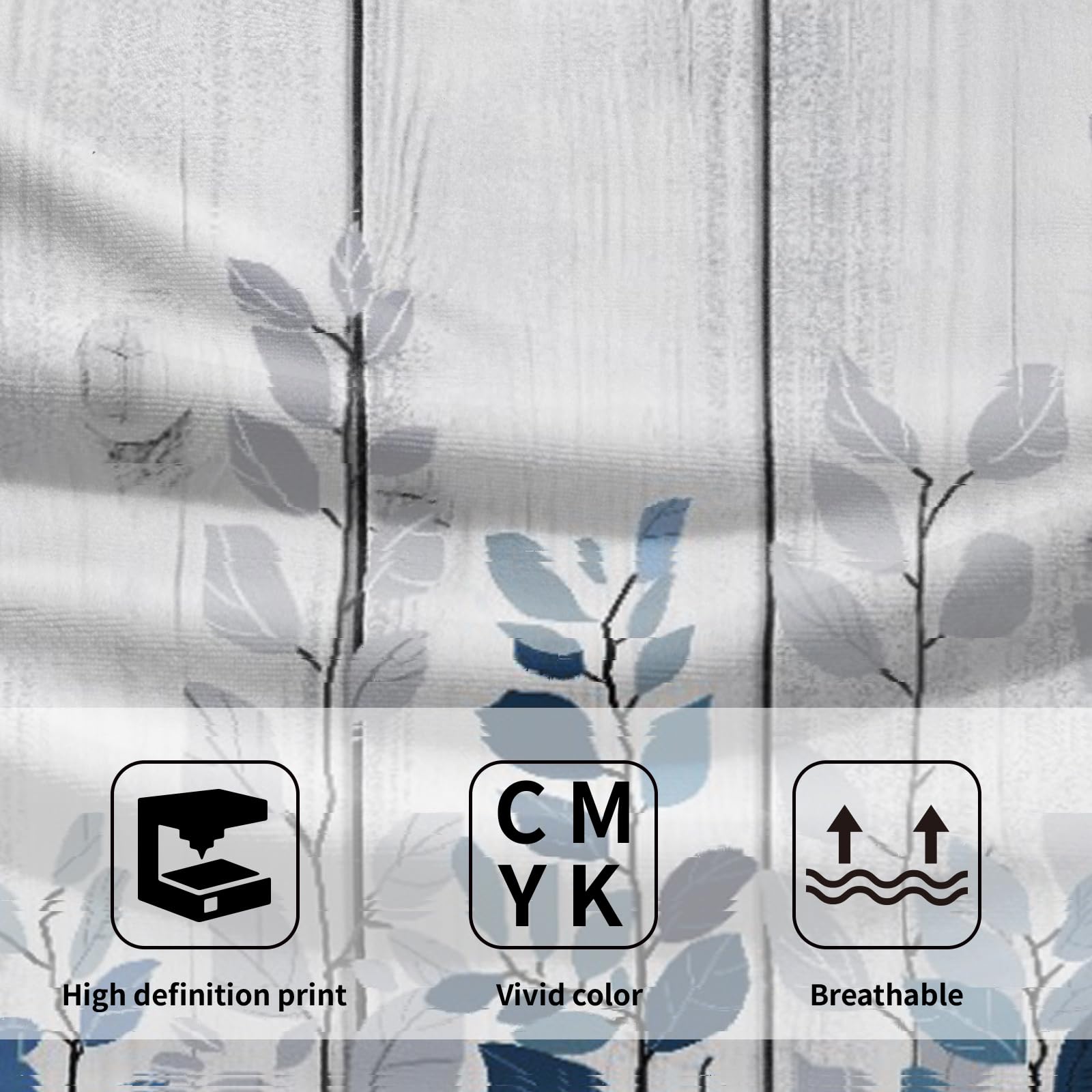 Blue Eucalyptus Leaves Hand Towels Set Of 2 Rustic Wood Soft Guest Bath Towel Kitchen Dish Towels Spa Home Bathroom Decorations