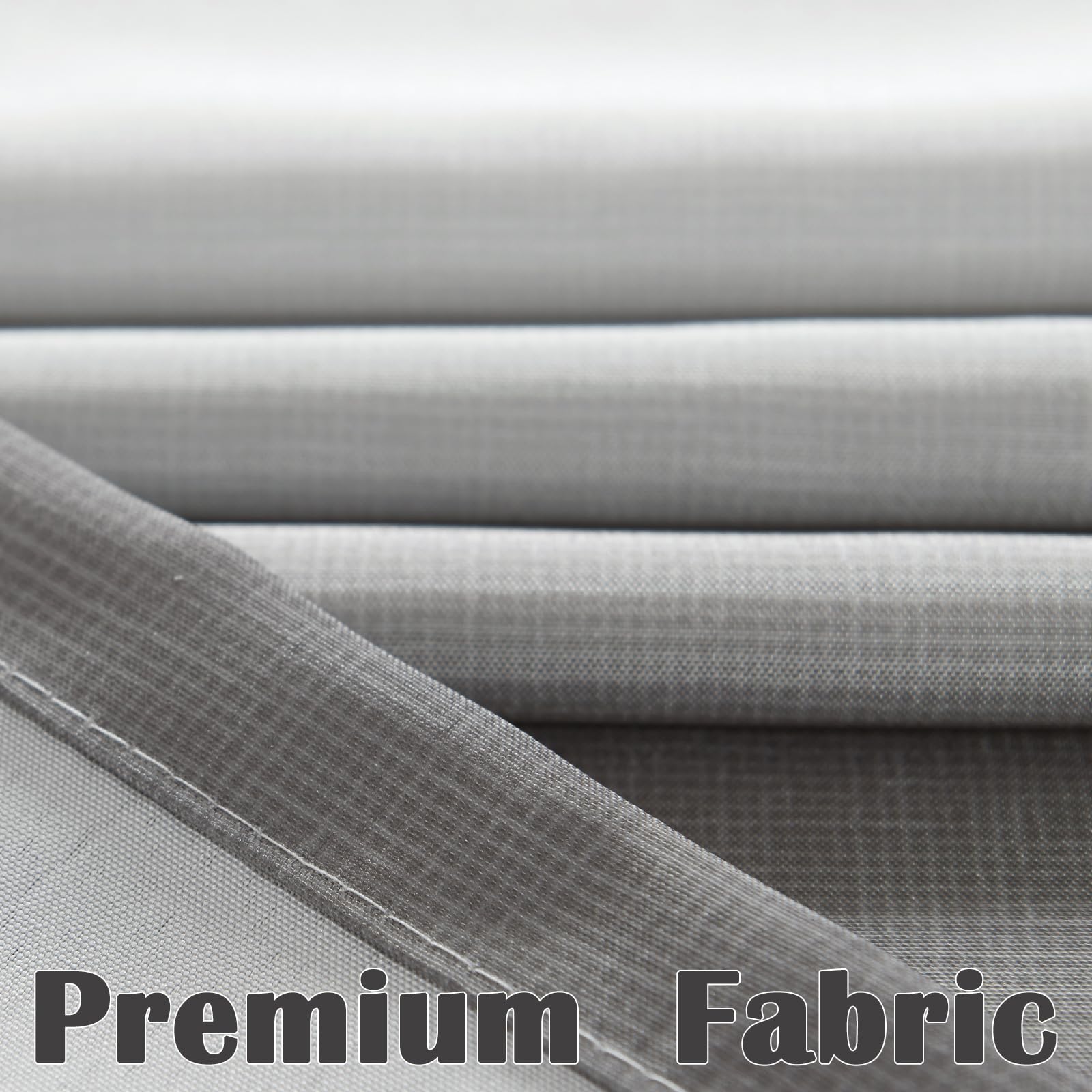 Jinchan Ombre Cloudy Grey Striped Shower Curtain Waterproof Fabric Shower Curtains For Bathroom Gradual Color Minimalist Design
