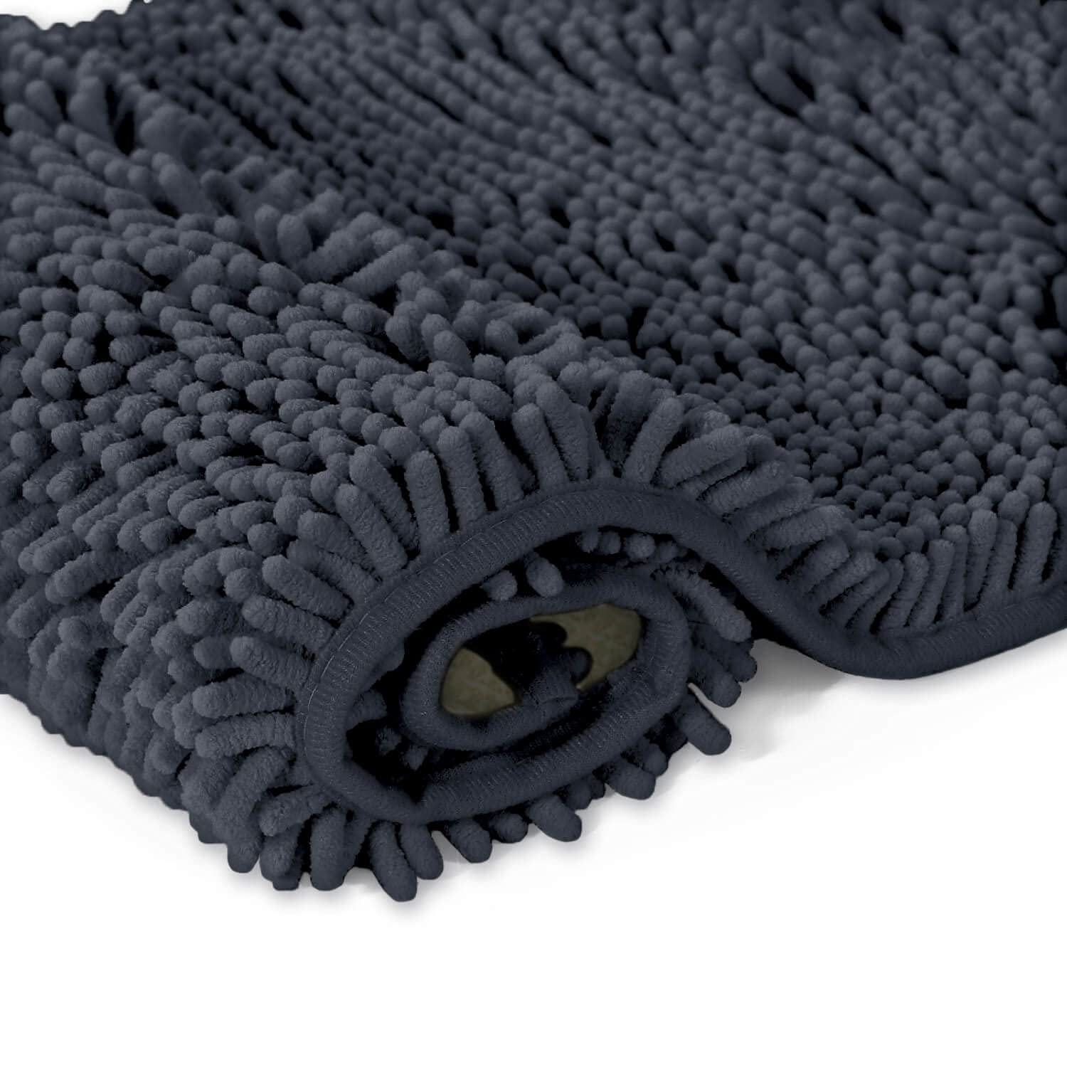 Luxurux Bathroom Rugs 2 Piece Set-Extra-Soft Plush Bath Mat Bathroom Rugs,1'' Chenille Microfiber Material, Super Absorbent, Cha