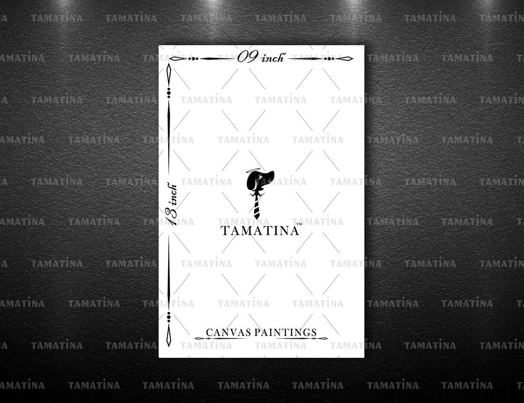 Tamatina Tanjore Art Canvas Painting Goddess Painting for Home, Living Room, Bedroom | Hindu Goddess Traditional Art painting fo