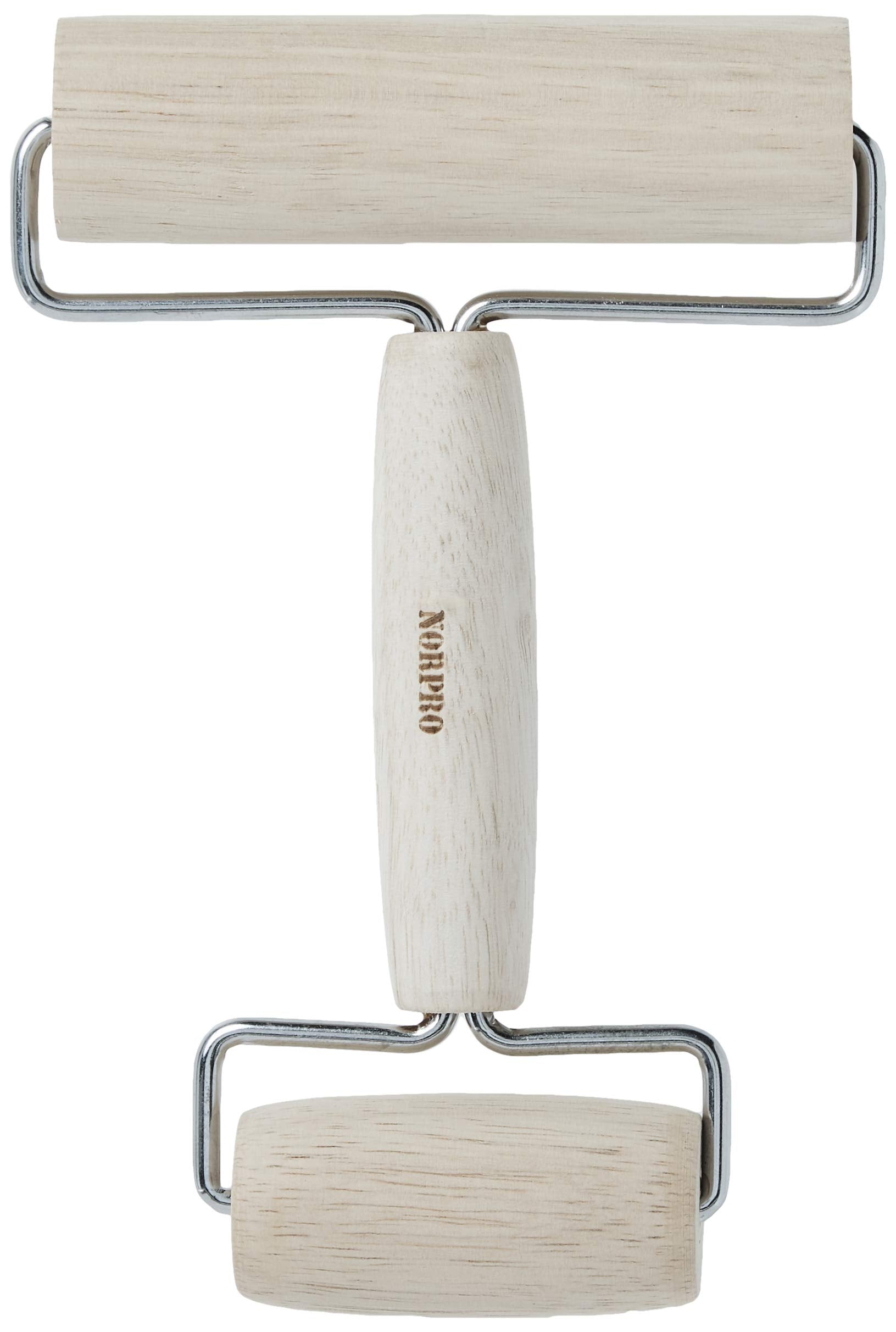 Norpro Wood Pastry/Pizza Roller 4In/10Cm
