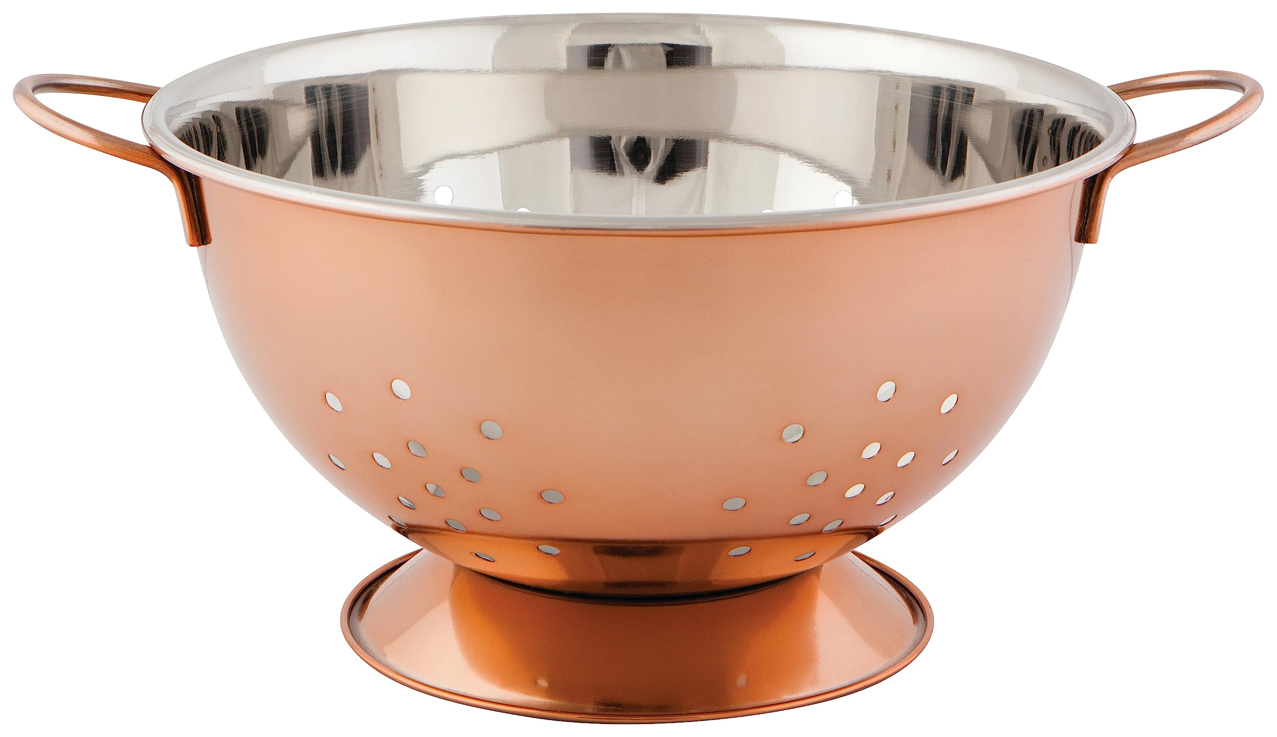 Now Designs Large Colander, 2.69 Quart, Rose Gold