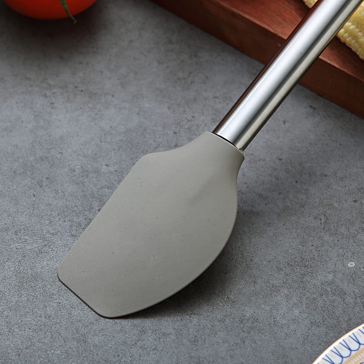 Berglander Spatulas Non-Stick Silicone Flexible Scrapers Baking Mixing Tool, Baking Tools, Heat Resistant, Dishwasher Safe, Easy