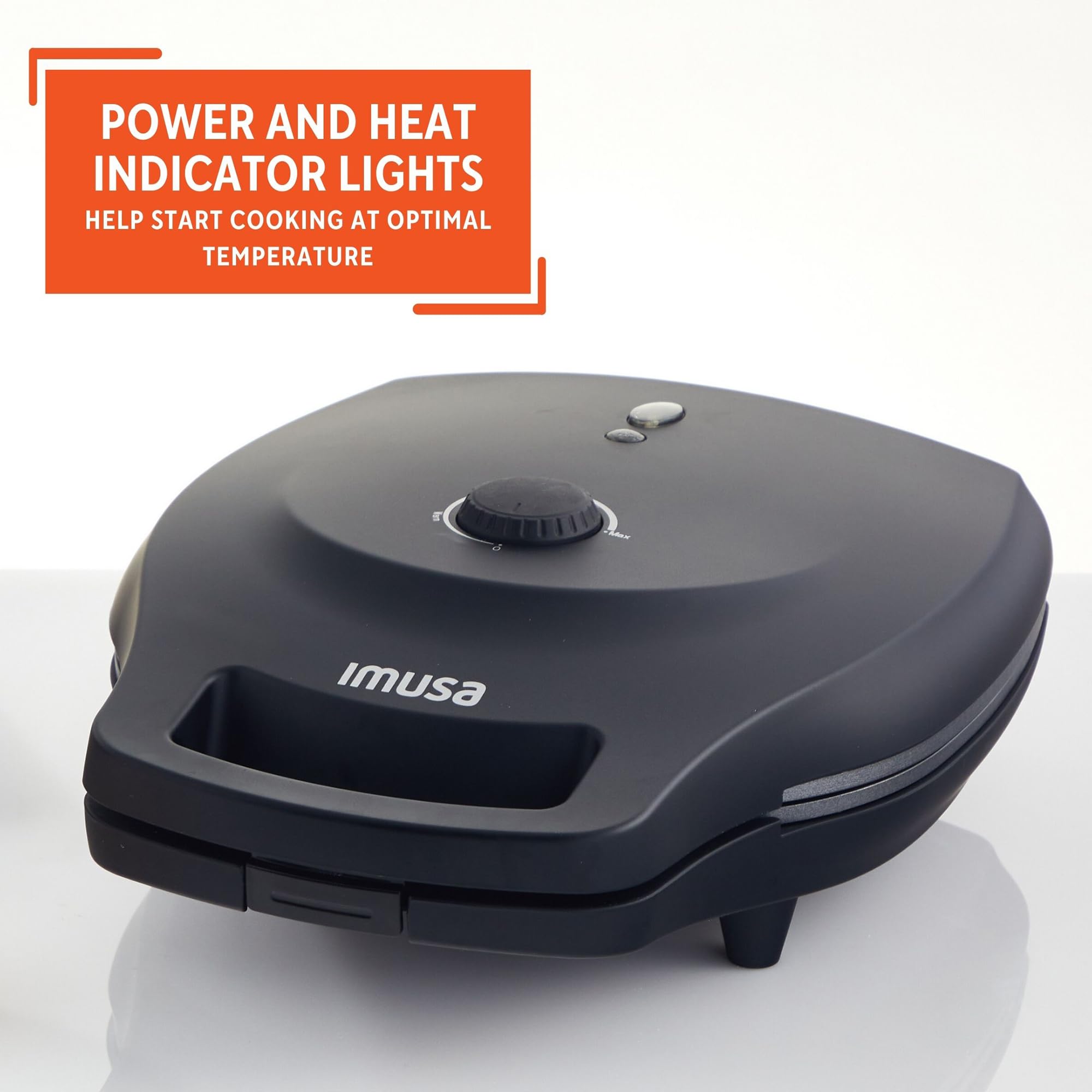 Imusa Gau-80300Us 6 Slot Electric Arepa Maker With Nonstick Surface (1,200-Watts), White