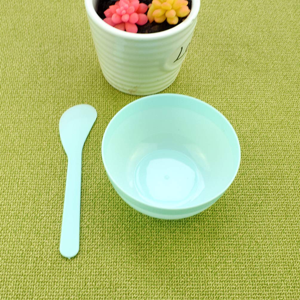 10Sets Slime Bowl Slime Mixing Tool Makeup Bowl Crystal Mud Mixing Bowls Plastic Glue Mixer For Makeup Crafts (Green)