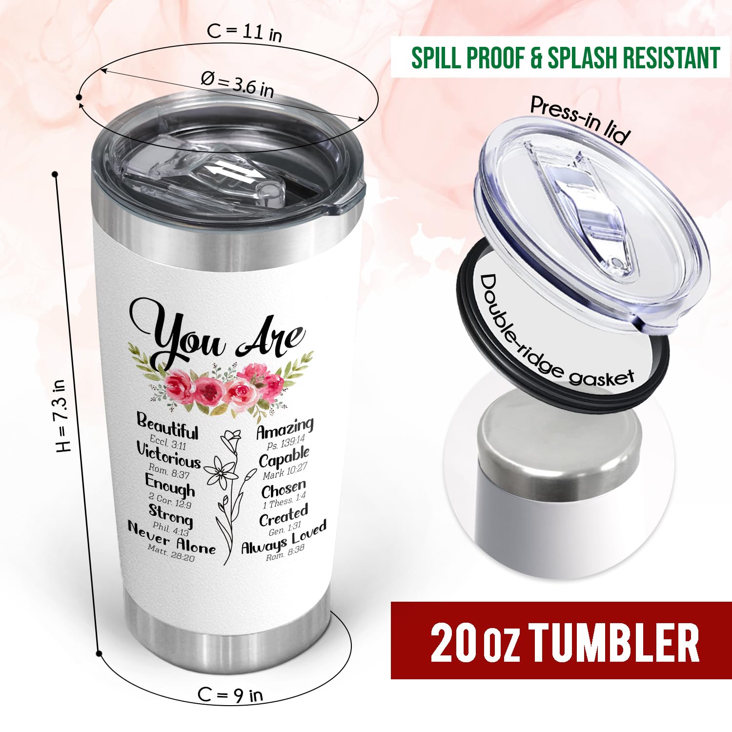 Teezwonder Christian Gifts For Women - Christmas, Mothers Day, Birthday, Valentines Day Gifts For Women - Inspiration, Religious