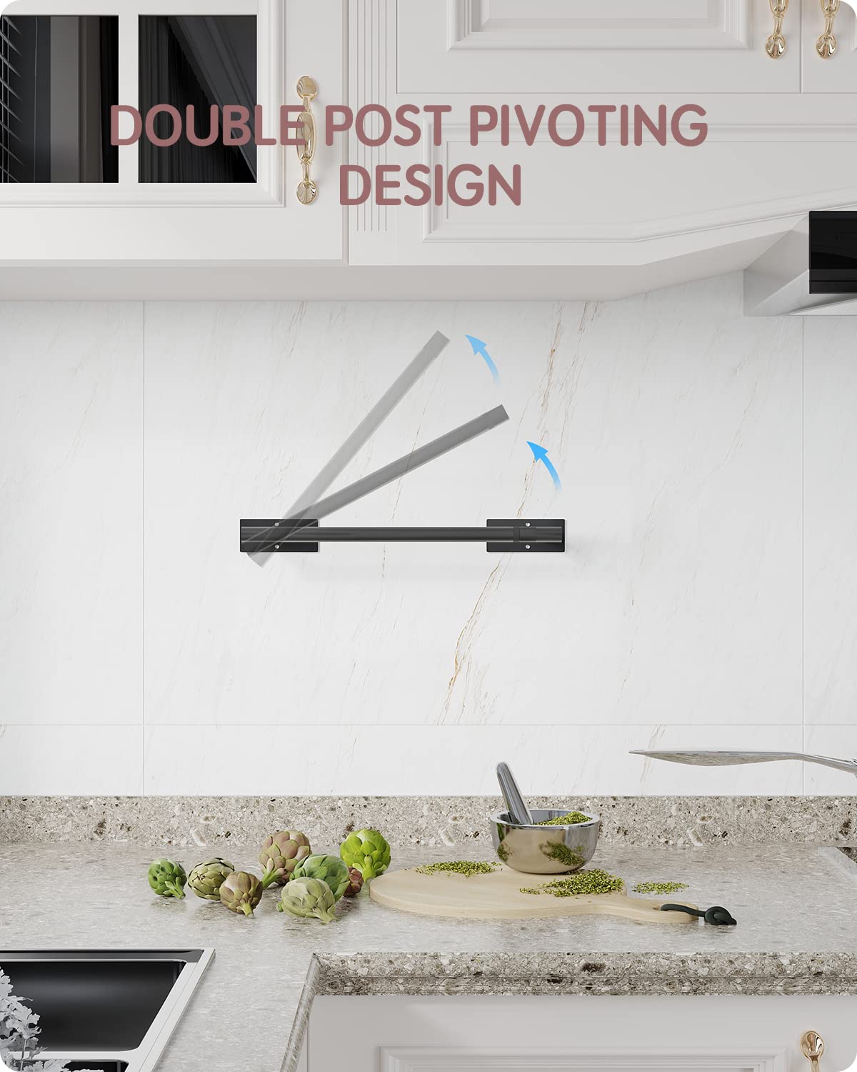 WZKALY Paper Towel Holder  Adhesive Paper Towel Holder Under Cabinet Self-Adhesive or Wall Mounted SUS304 Stainless Steel for Kitchen Bathroom Farmhouse Barbecue Laundry (Matte Black)