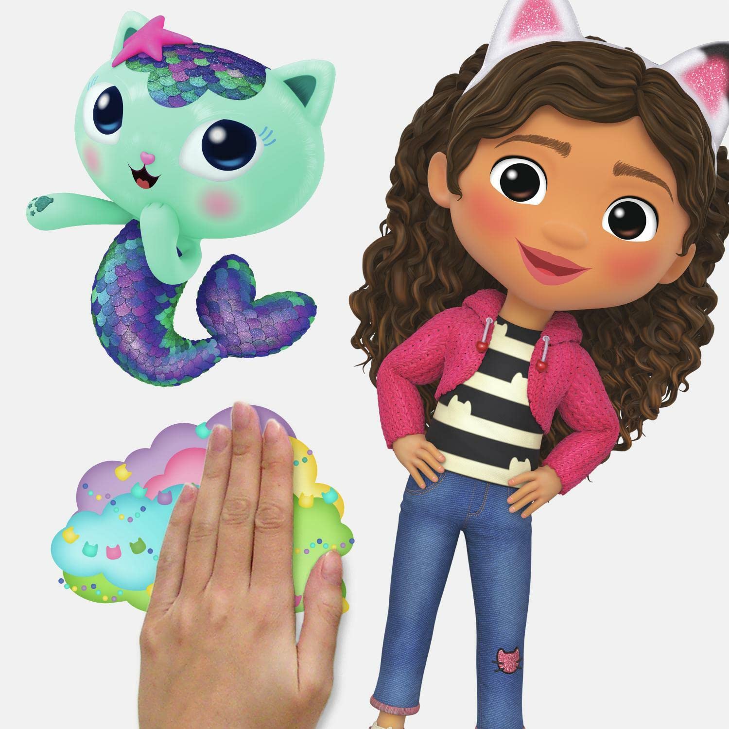 Dreamworks Gabby'S Dollhouse Peel And Stick Wall Decals By Roommates, Rmk4823Scs