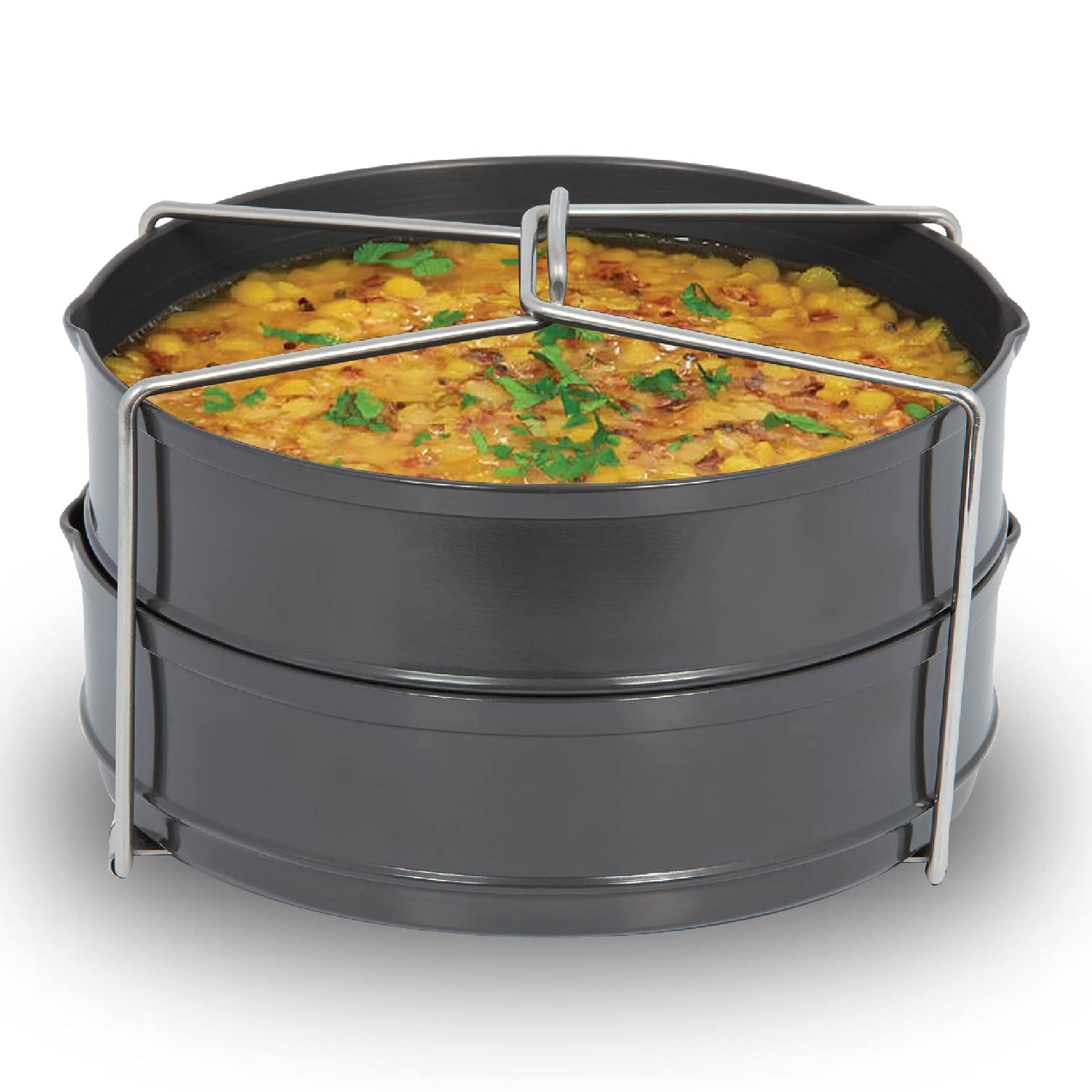 HAWKINS ADS5 Pressure Cooker Dish Set, 2, Black